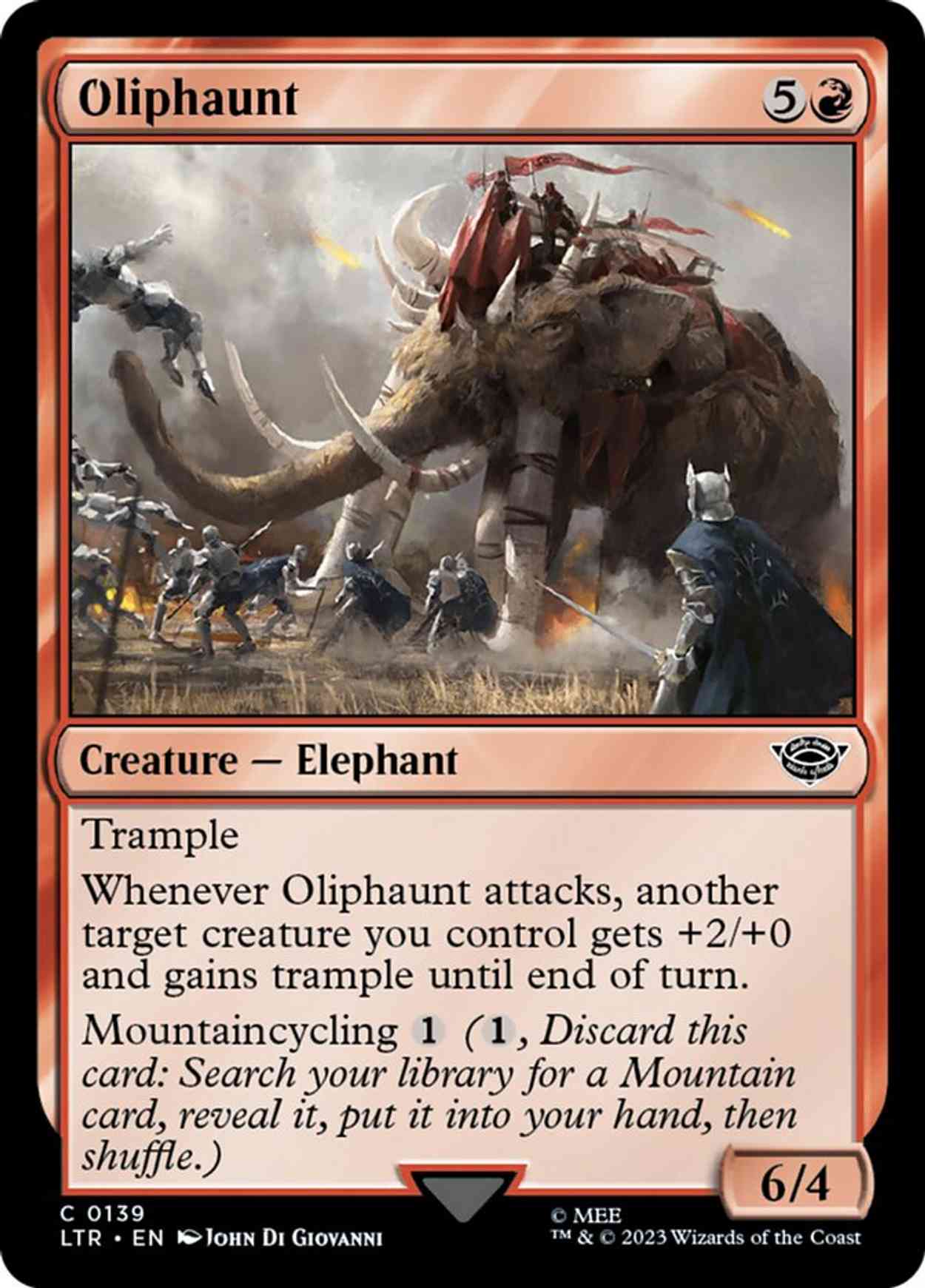 Oliphaunt magic card front