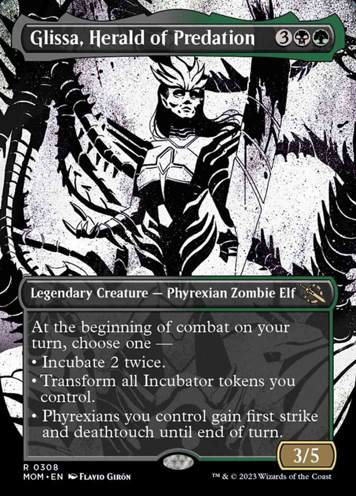 Glissa, Herald of Predation (Showcase) magic card front