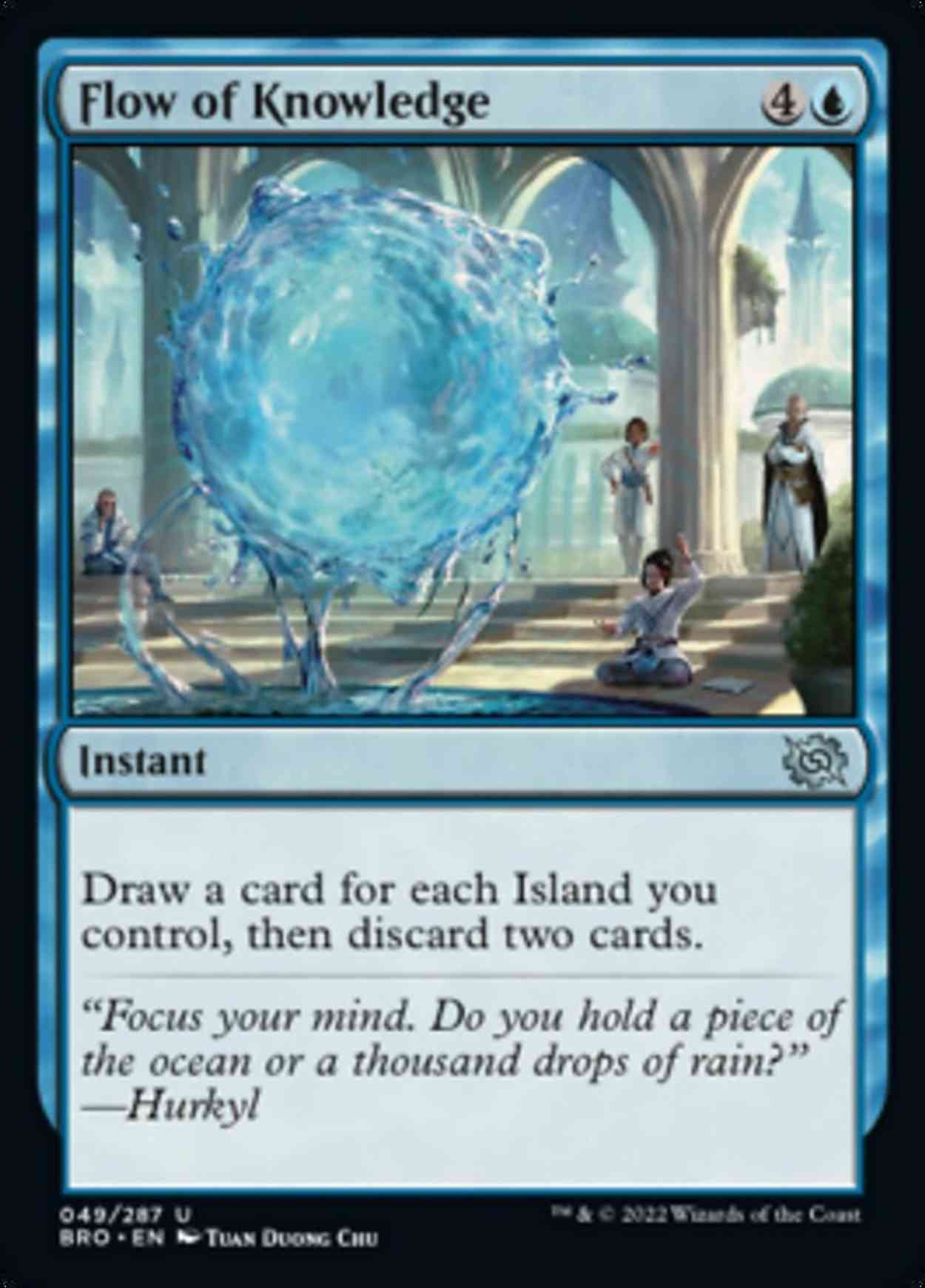 Flow of Knowledge magic card front