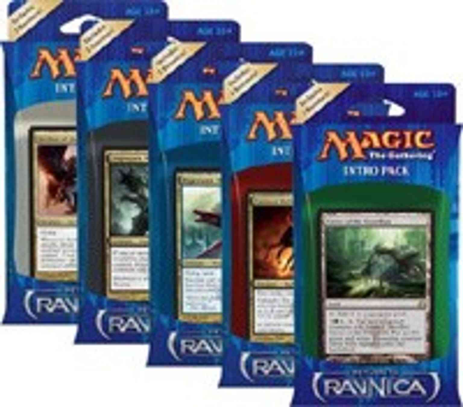 Return to Ravnica - All 5 Intro Packs magic card front