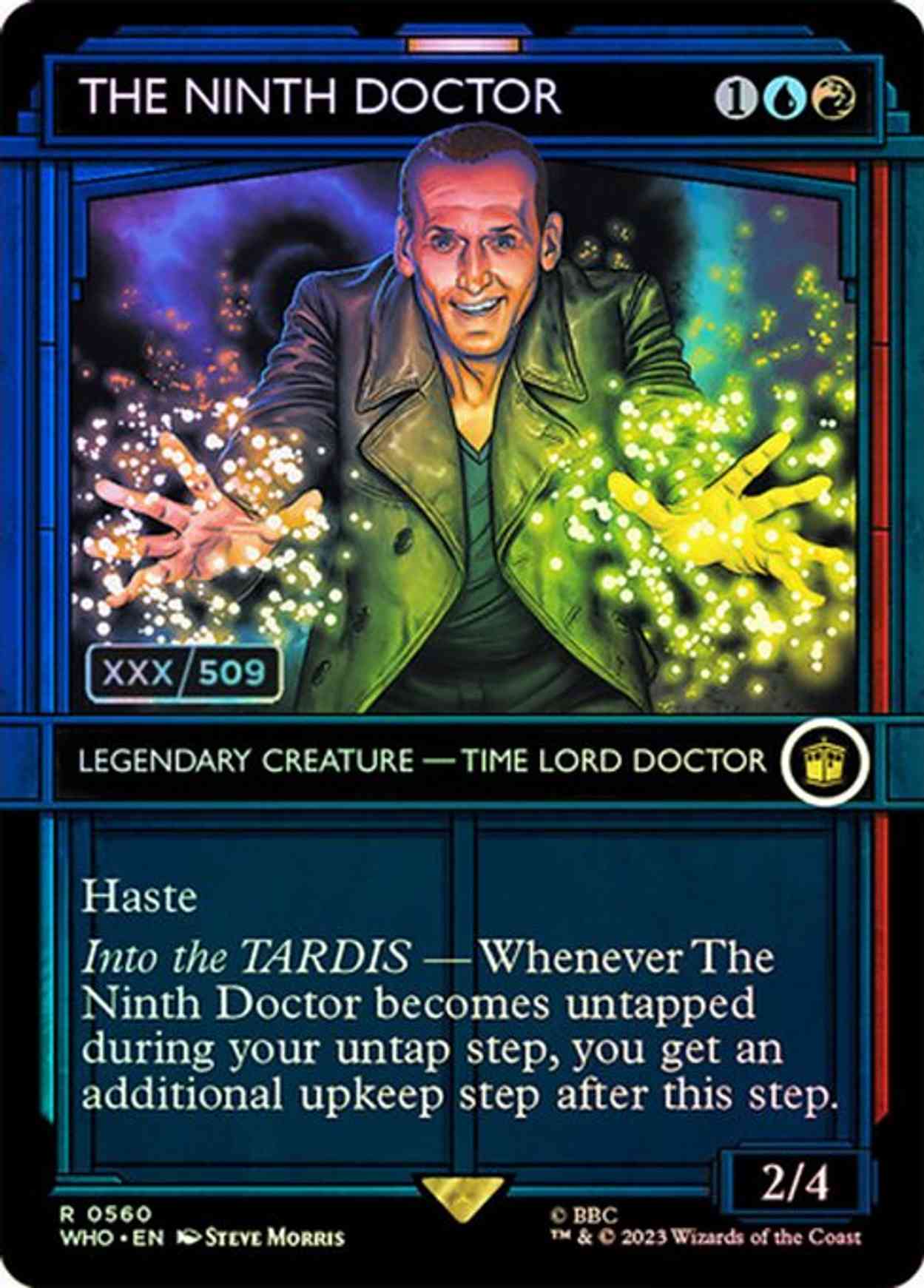 The Ninth Doctor (Serial Numbered) magic card front