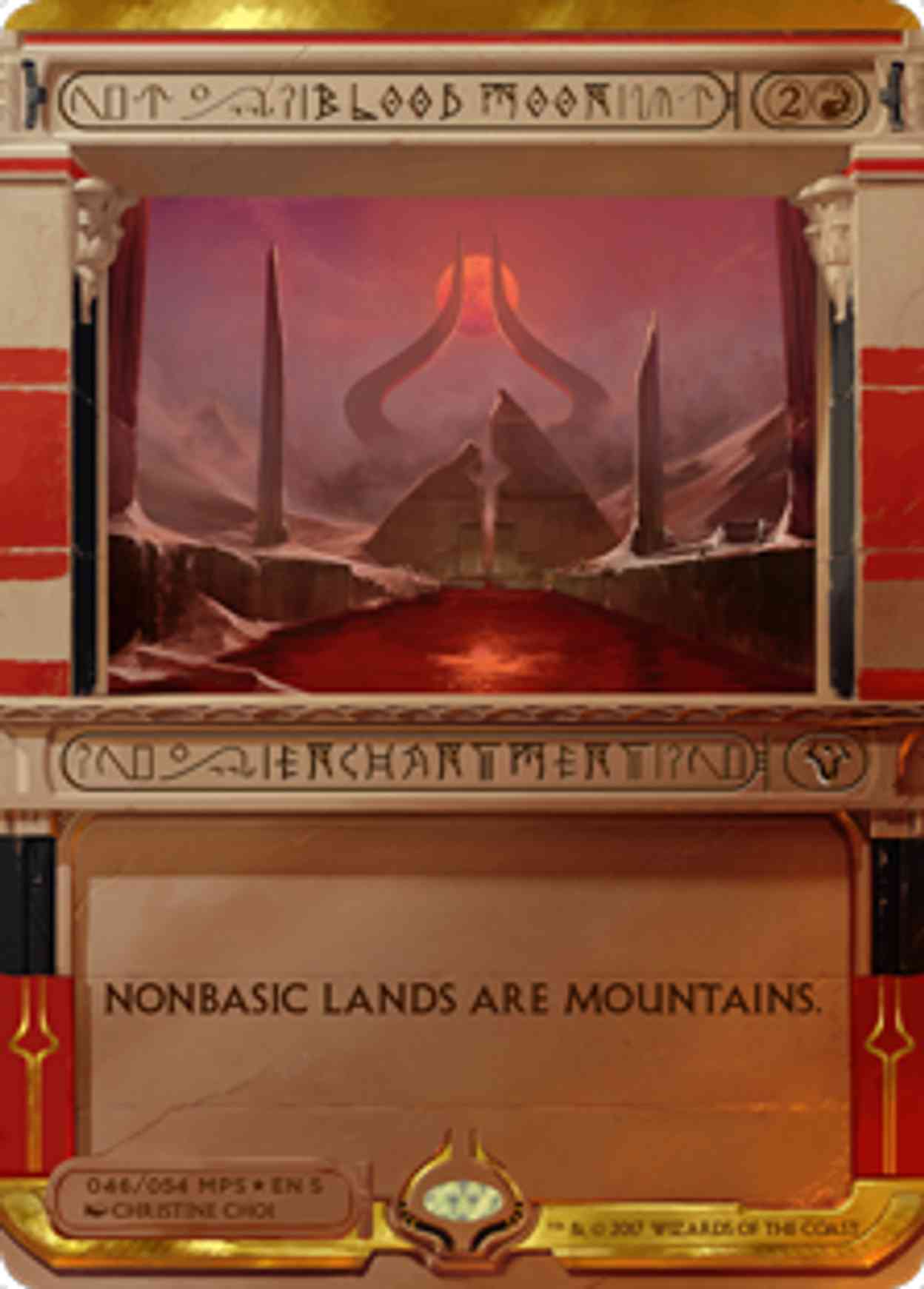 Blood moon price from mtg masterpiece series amonkhet invocations