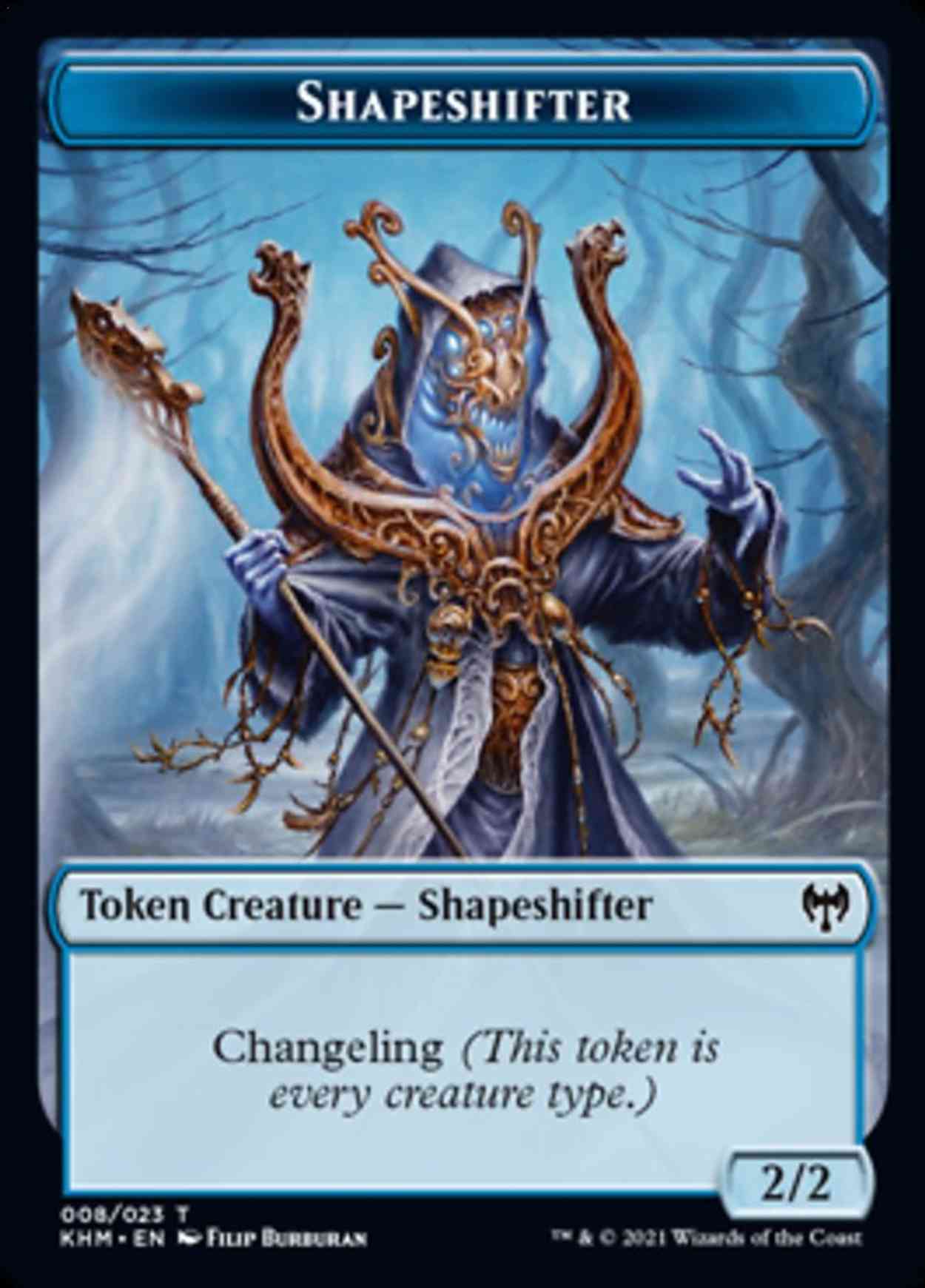 Shapeshifter Token magic card front