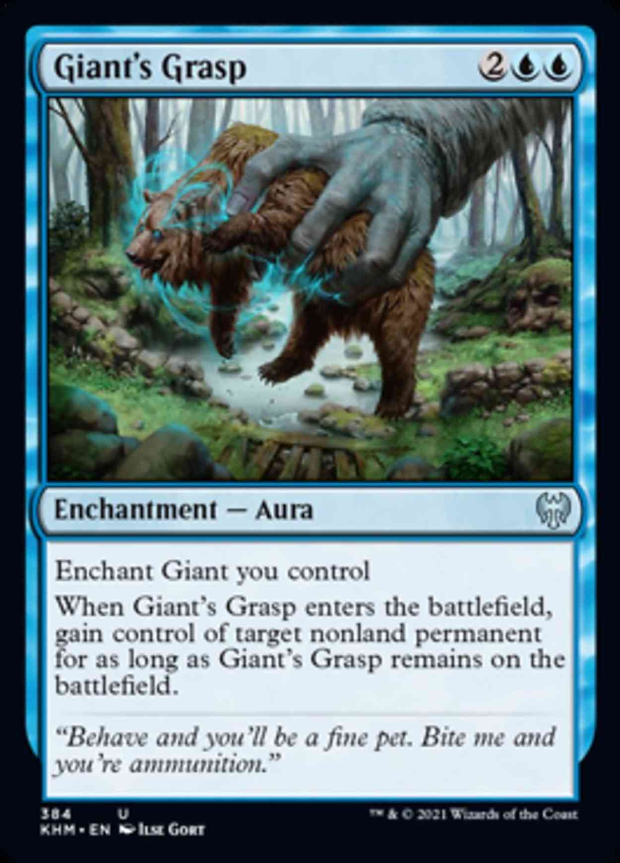 Giant's Grasp magic card front