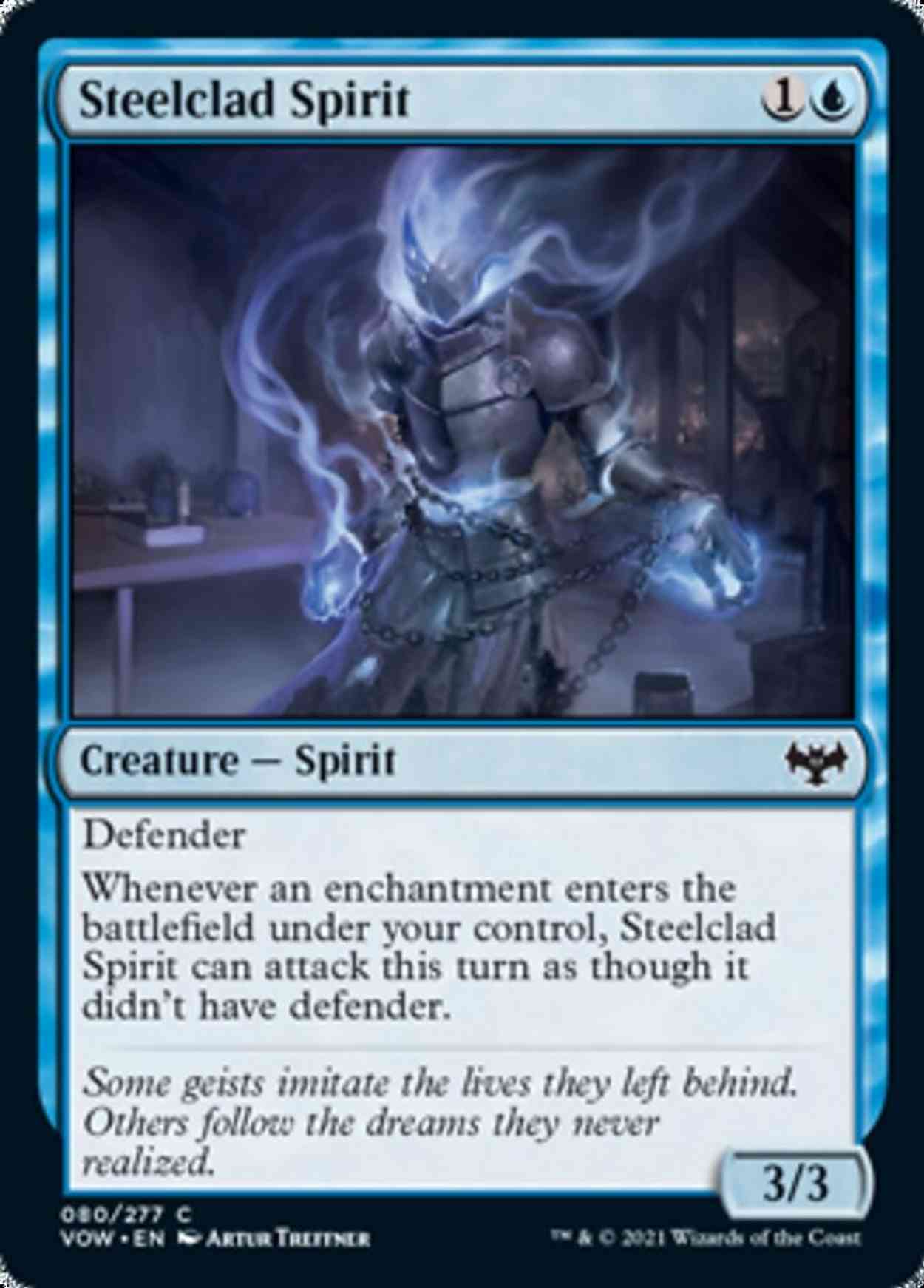 Steelclad Spirit magic card front