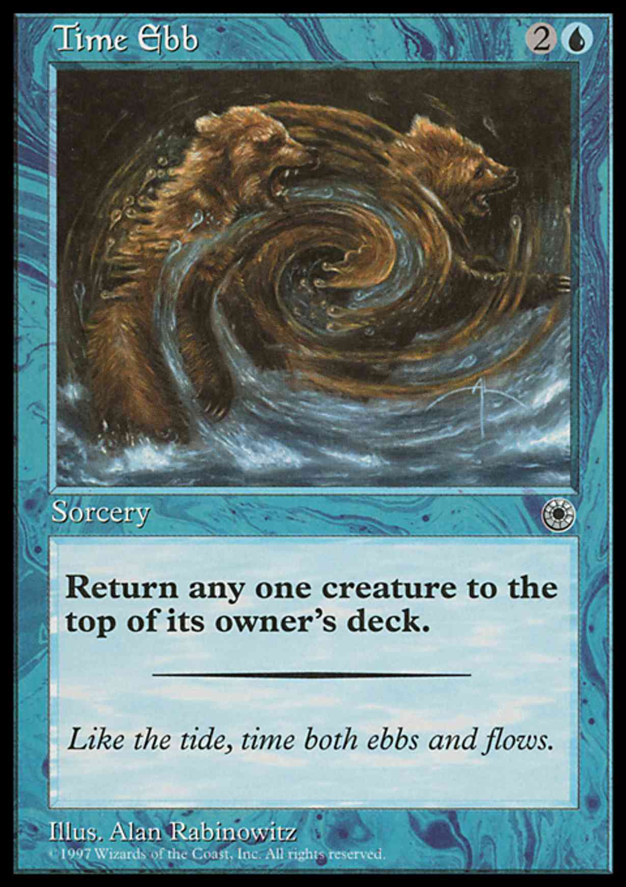 Time Ebb magic card front