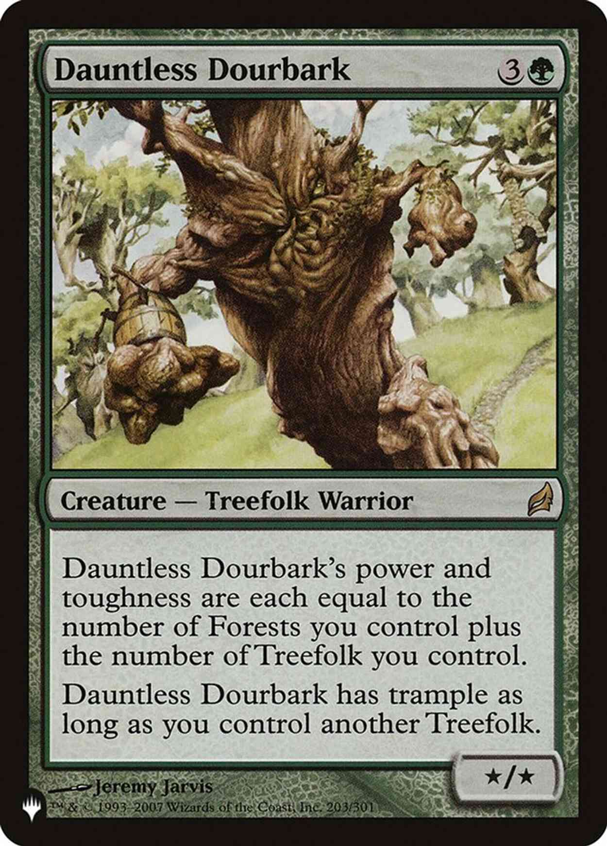 Dauntless Dourbark magic card front