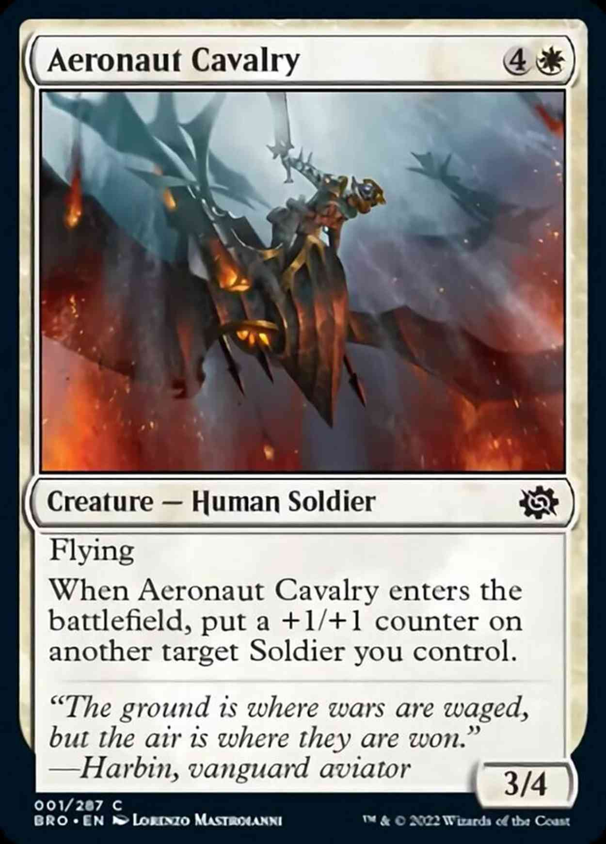 Aeronaut Cavalry magic card front