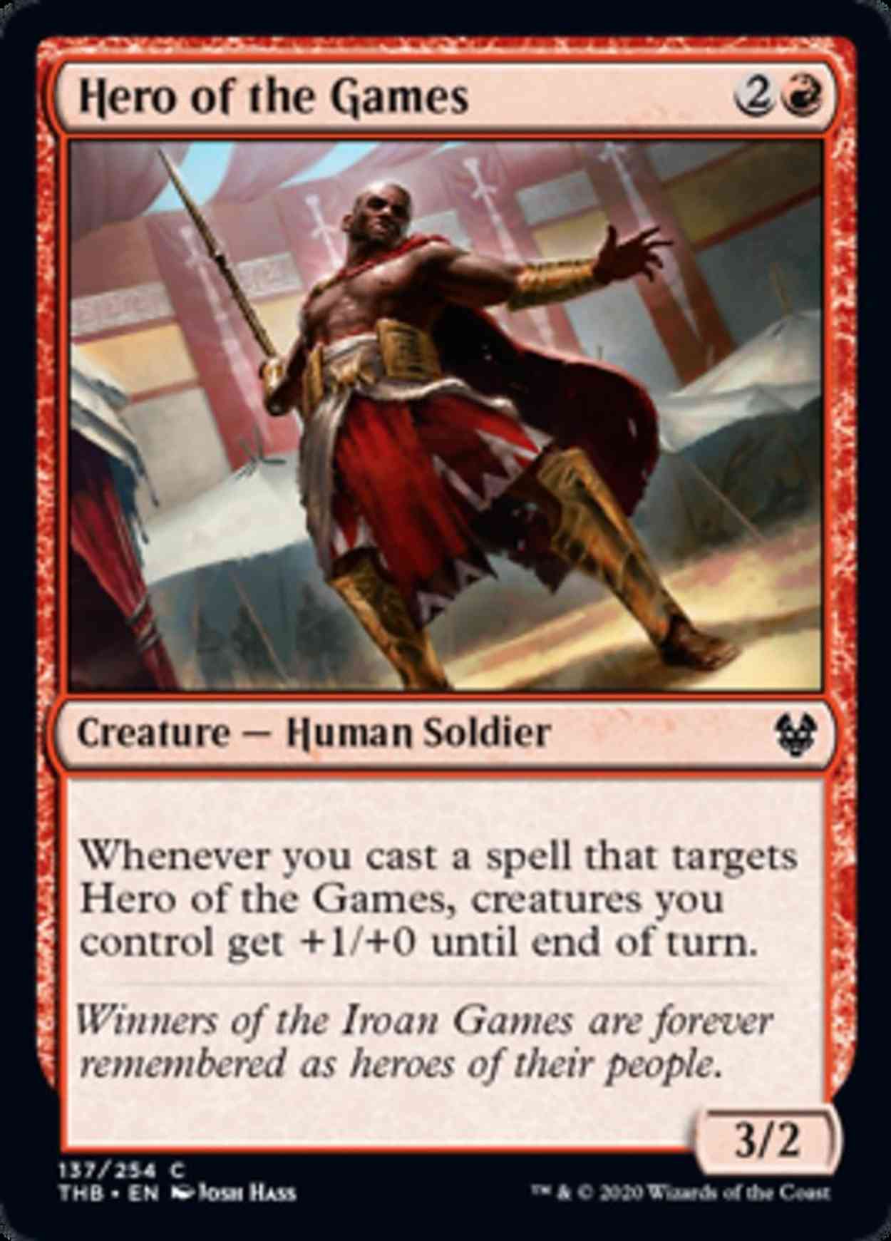 Hero of the Games magic card front