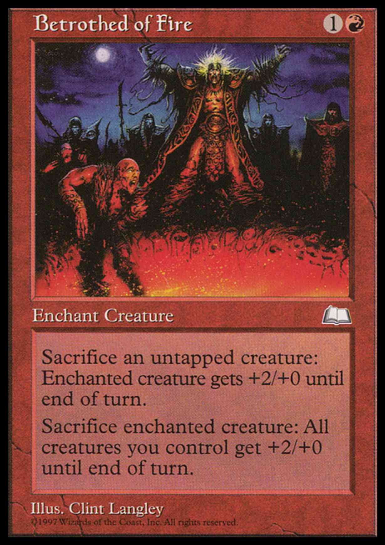 Betrothed of Fire magic card front