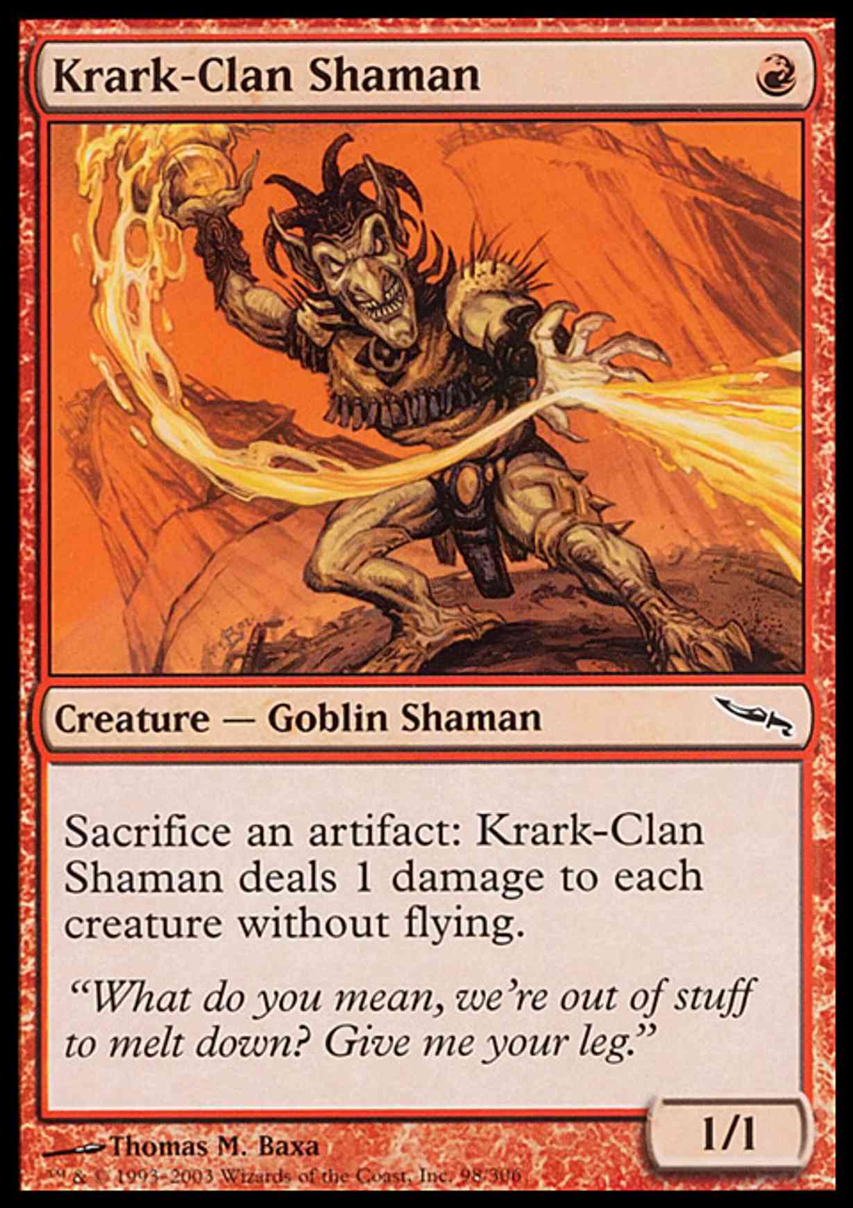 Krark-Clan Shaman magic card front