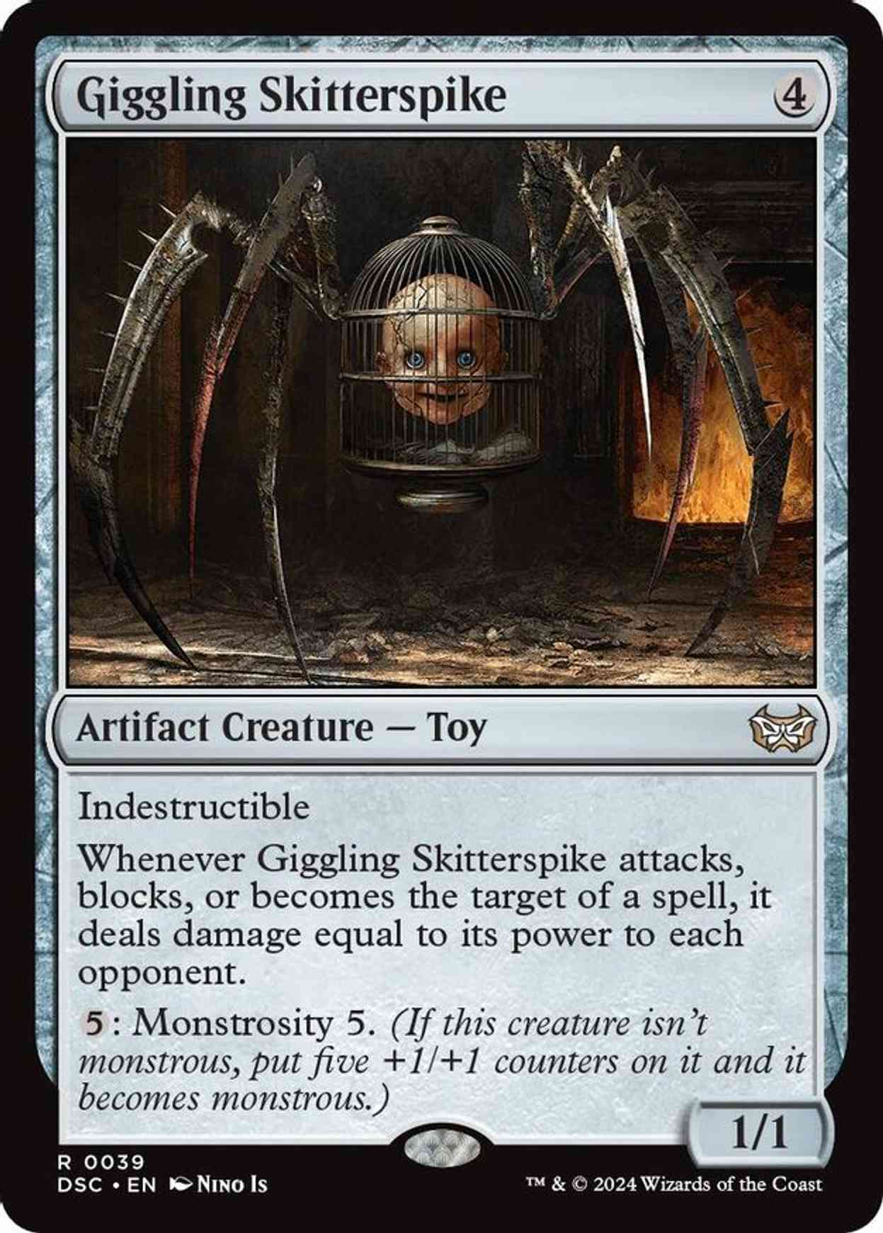 Giggling Skitterspike magic card front