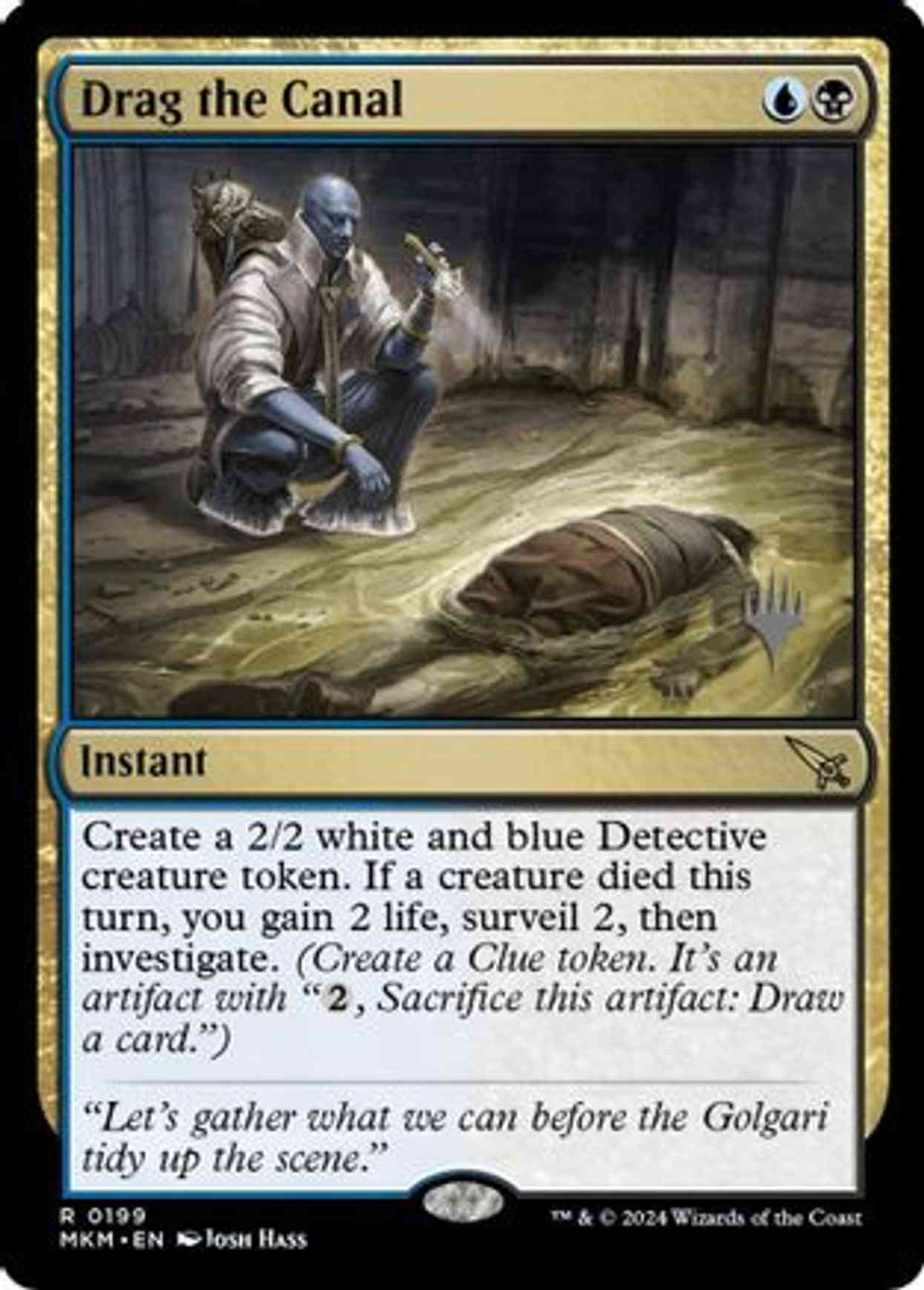 Drag the Canal magic card front