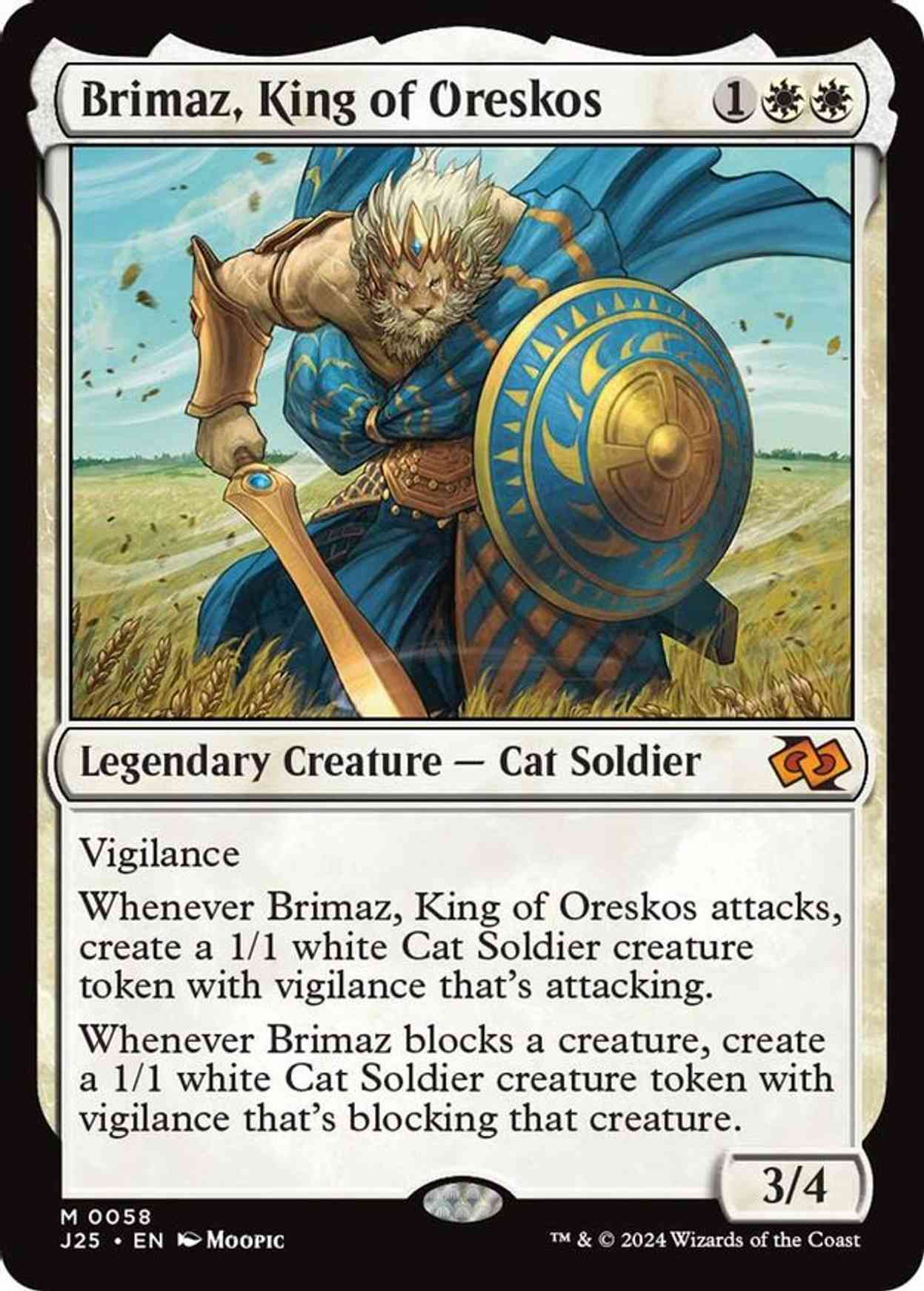 Brimaz, King of Oreskos (Anime) magic card front