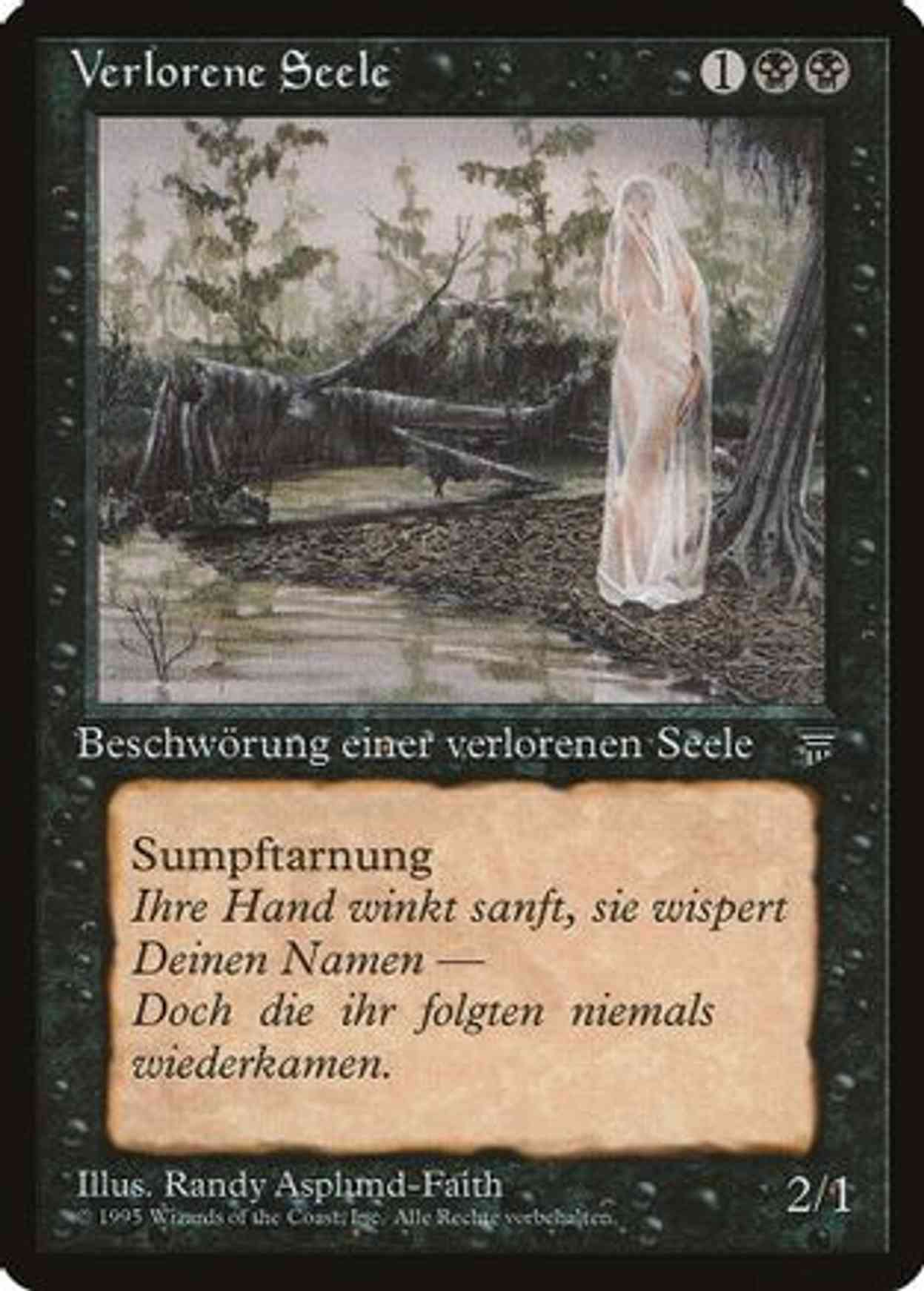 Lost Soul (German) - "Verlorene Seele" magic card front