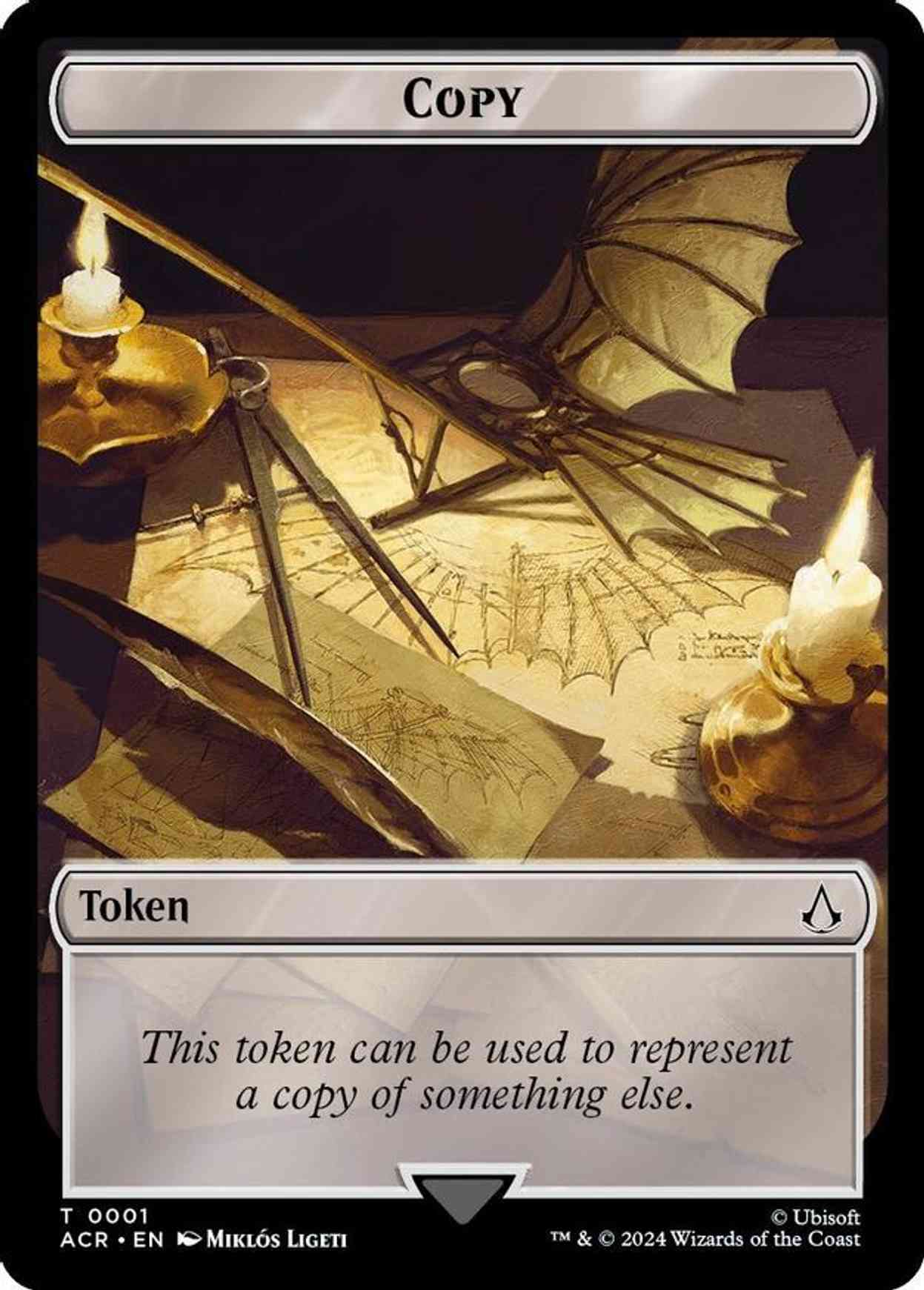 Copy Token magic card front