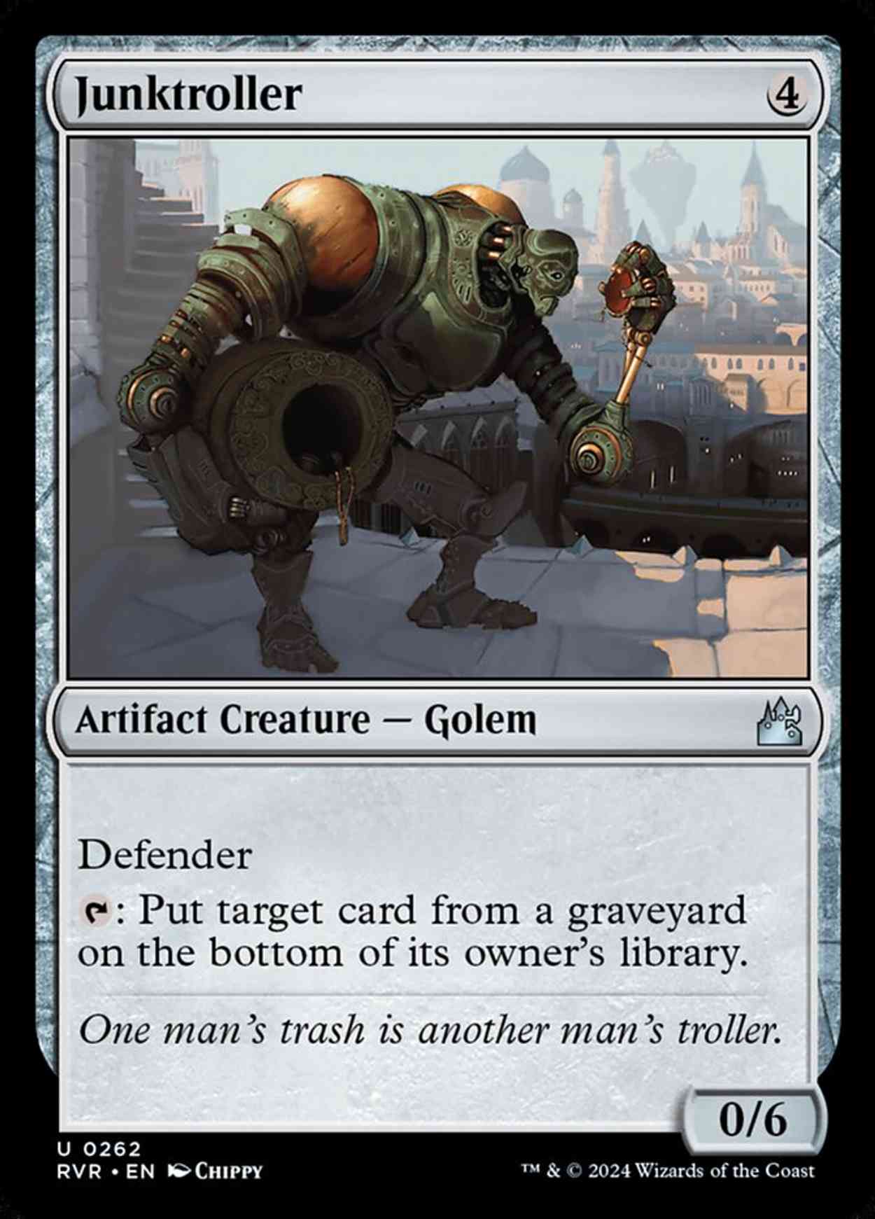 Junktroller magic card front