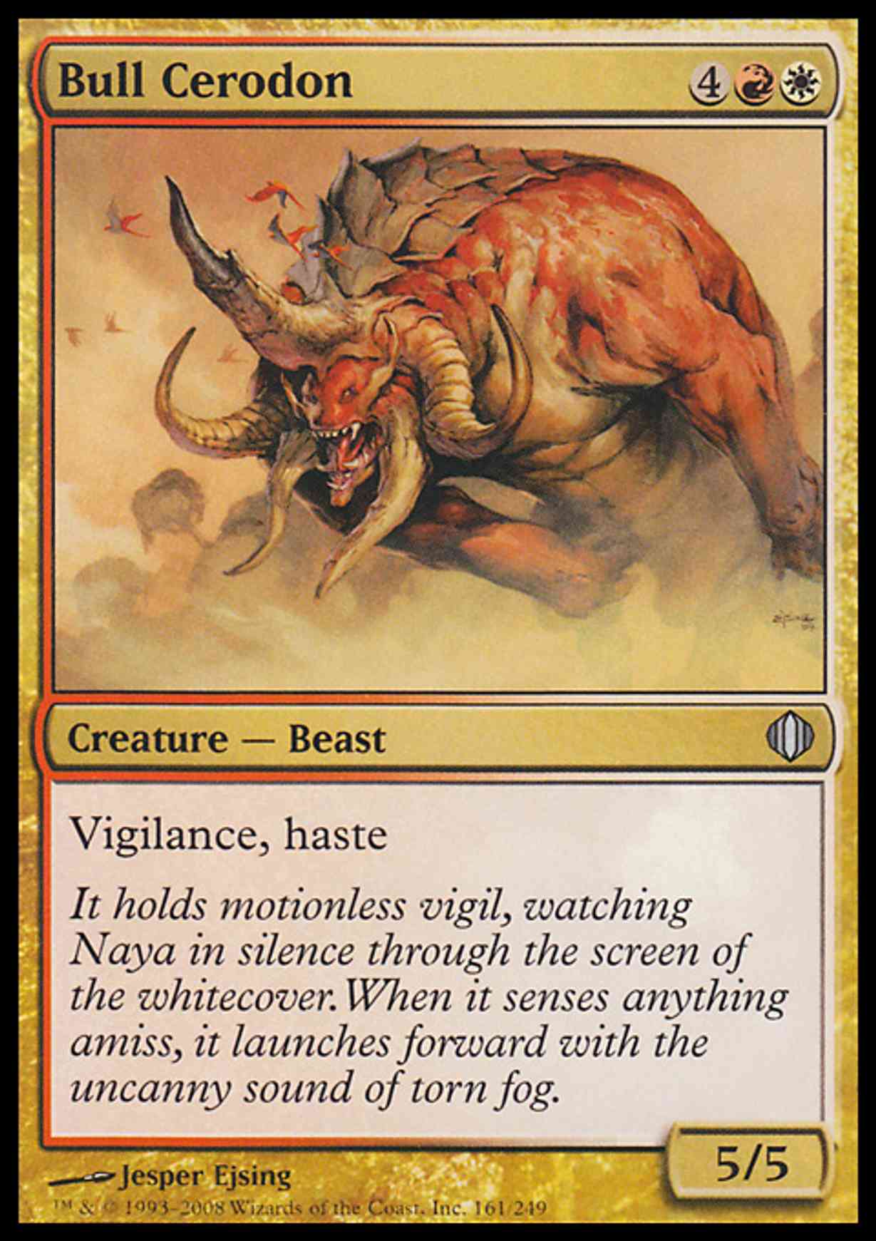 Bull Cerodon magic card front