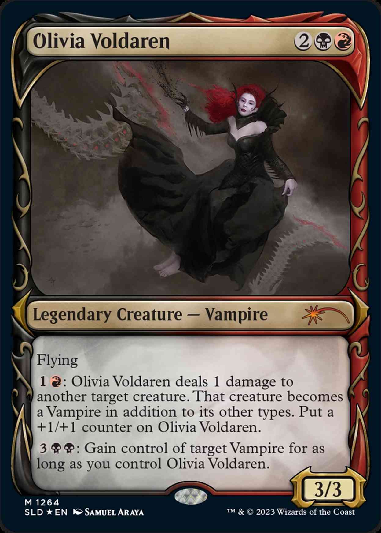Olivia Voldaren (Halo Foil) magic card front
