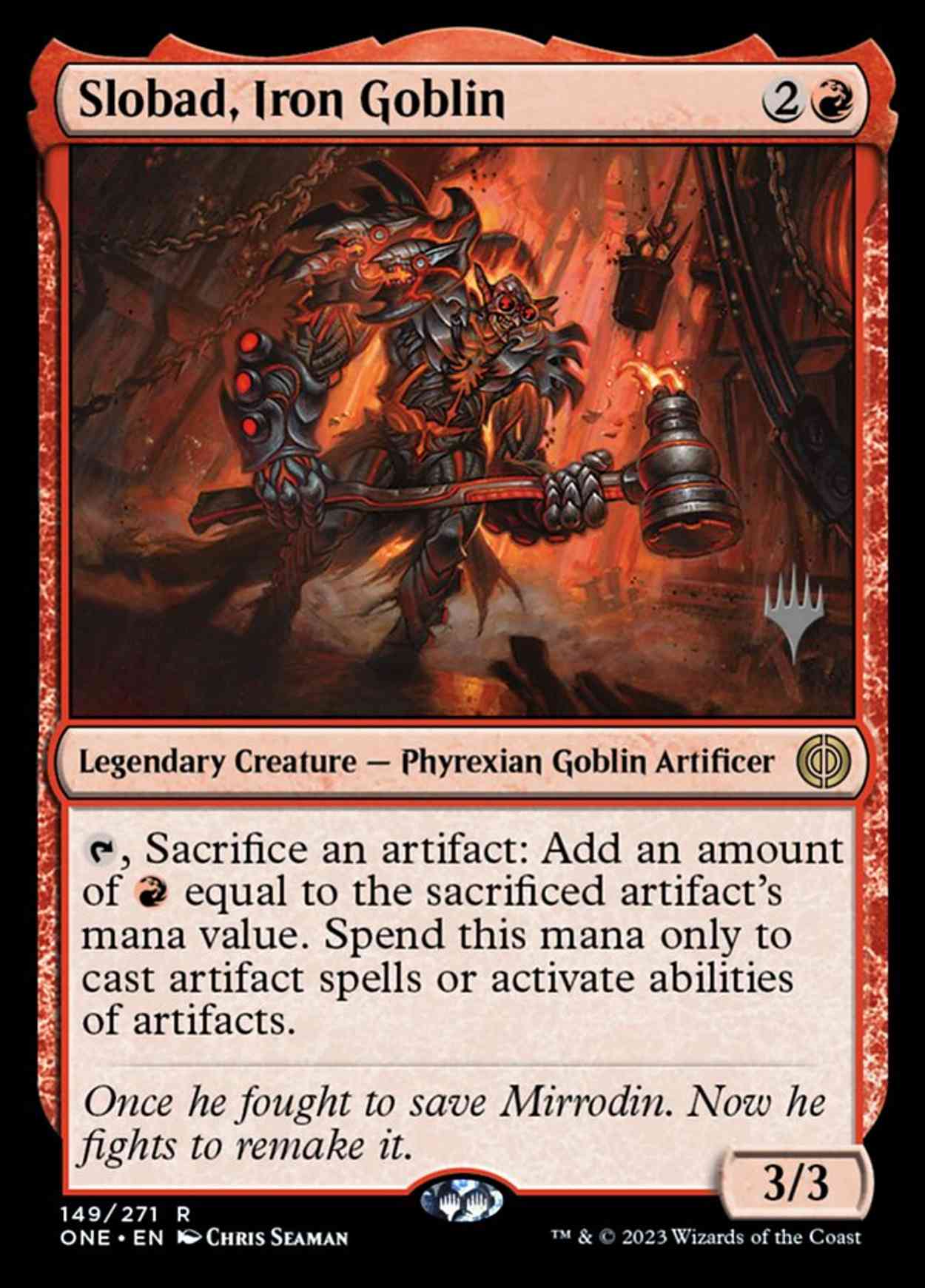 Slobad, Iron Goblin magic card front