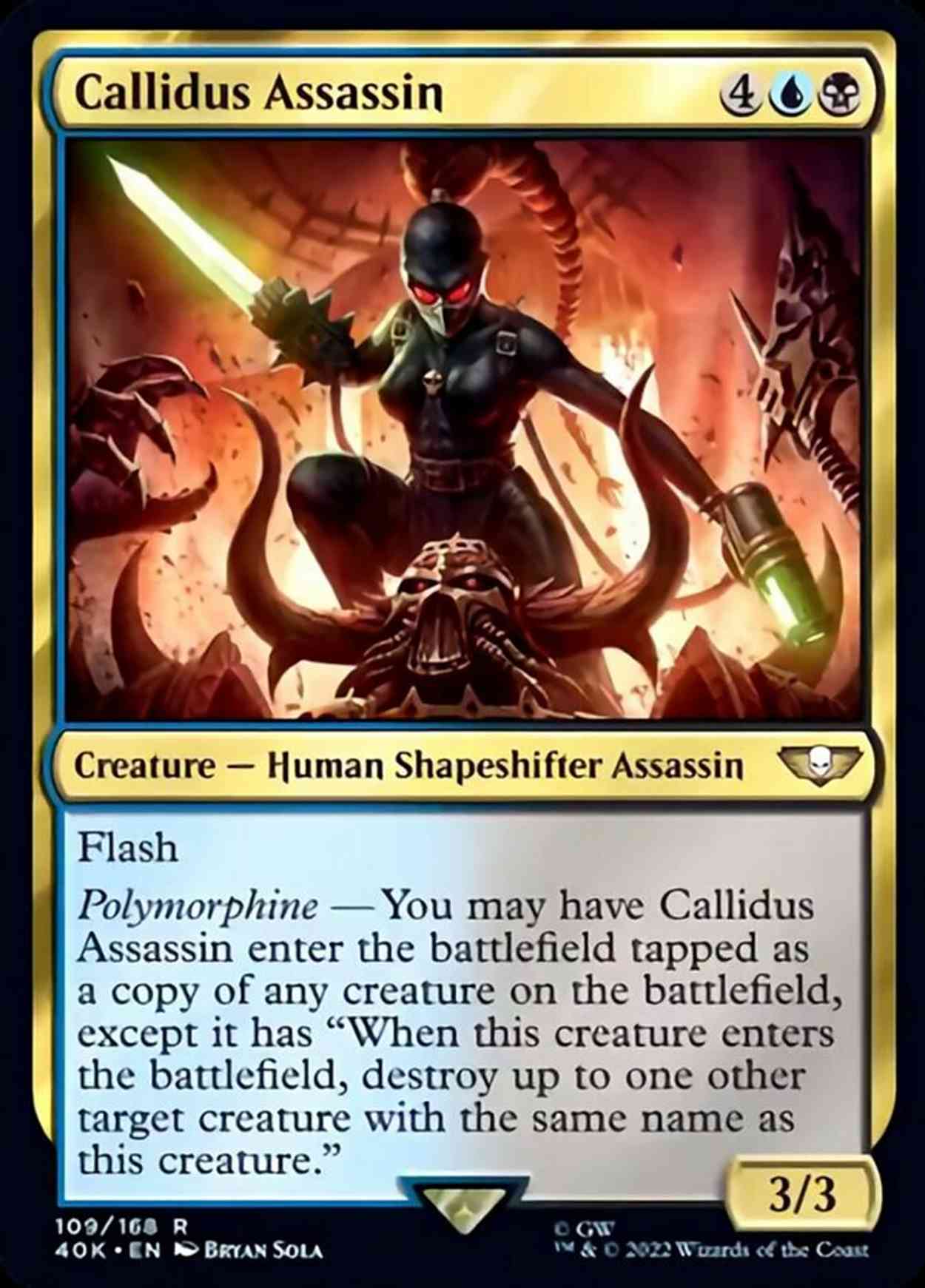 Callidus Assassin magic card front