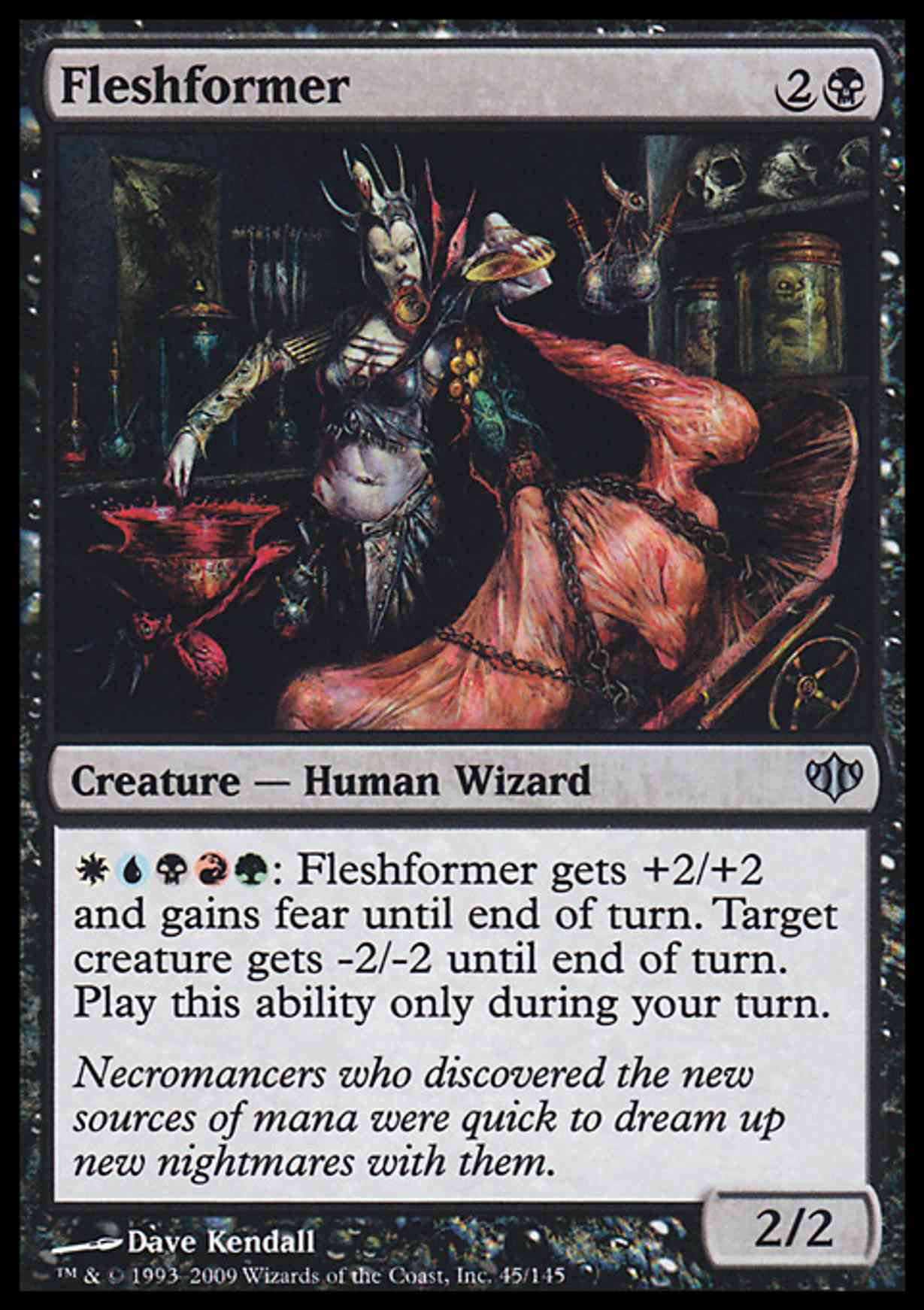 Fleshformer magic card front