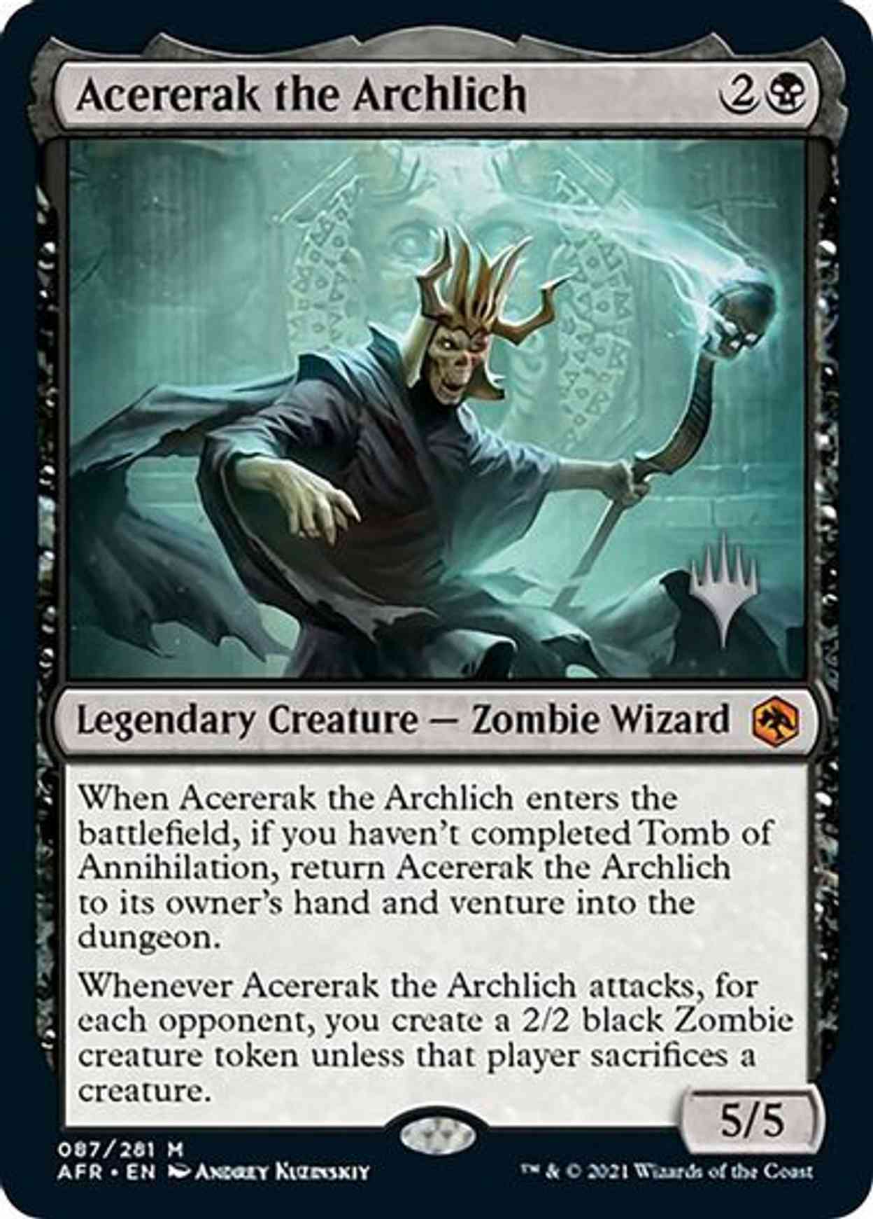 Acererak the Archlich magic card front
