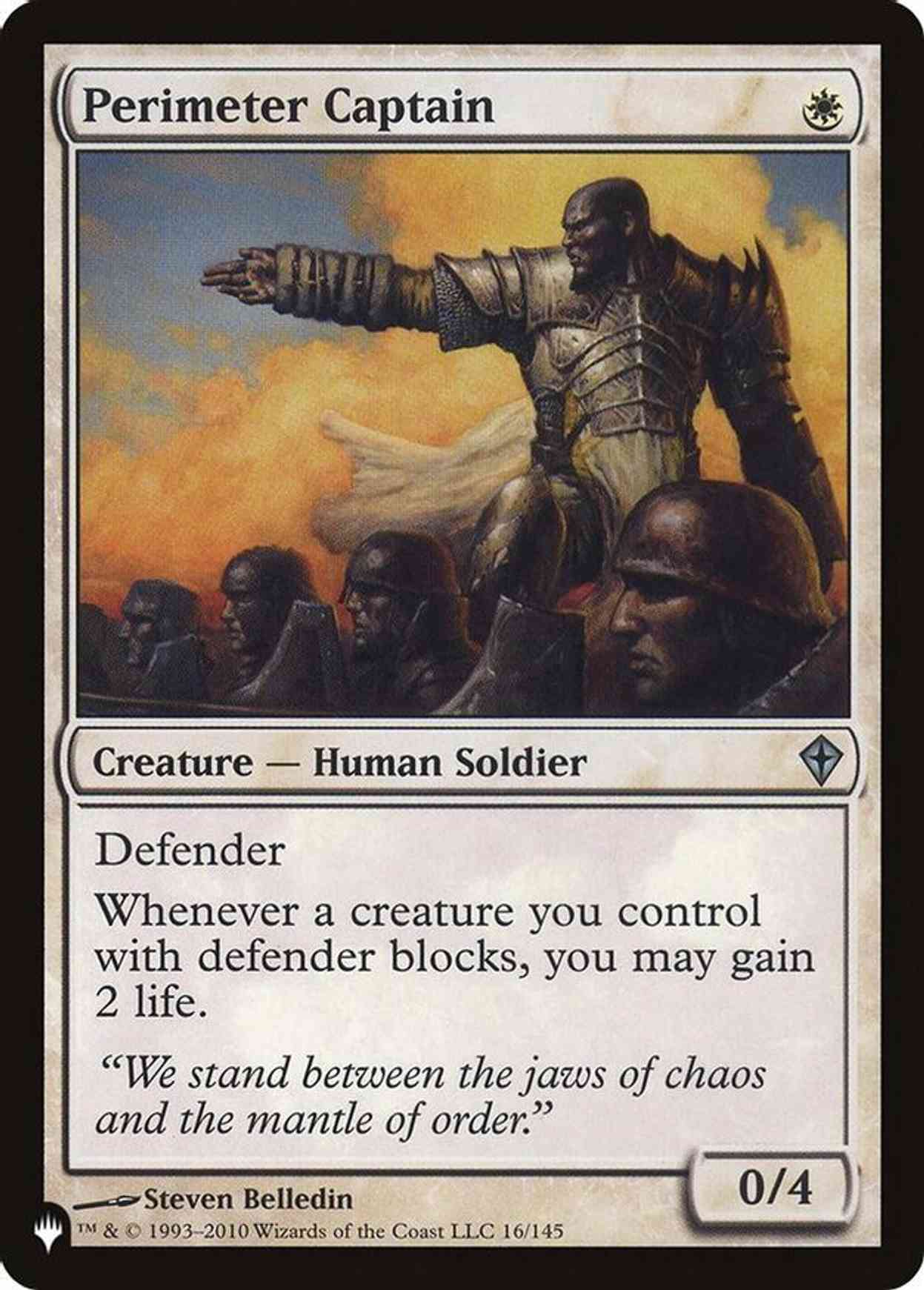 Perimeter Captain magic card front