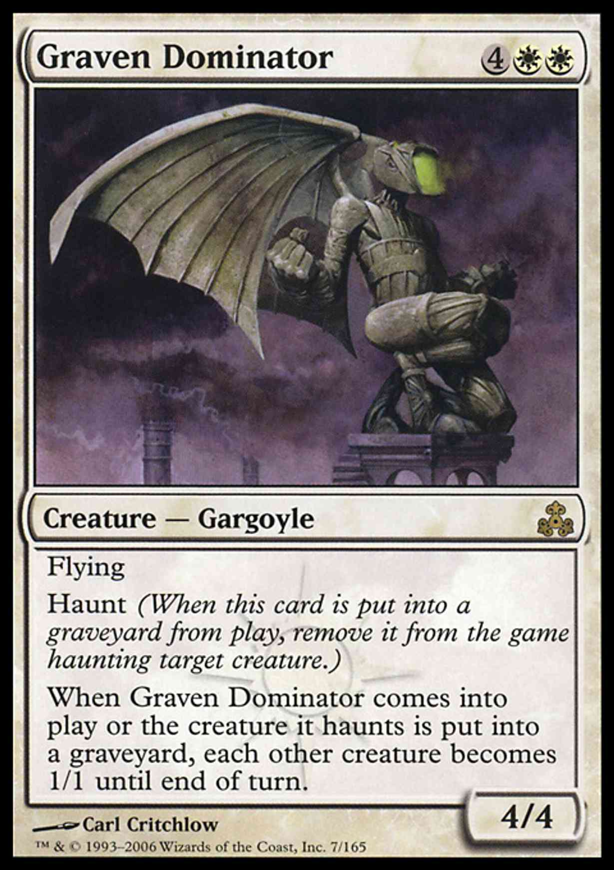 Graven Dominator magic card front