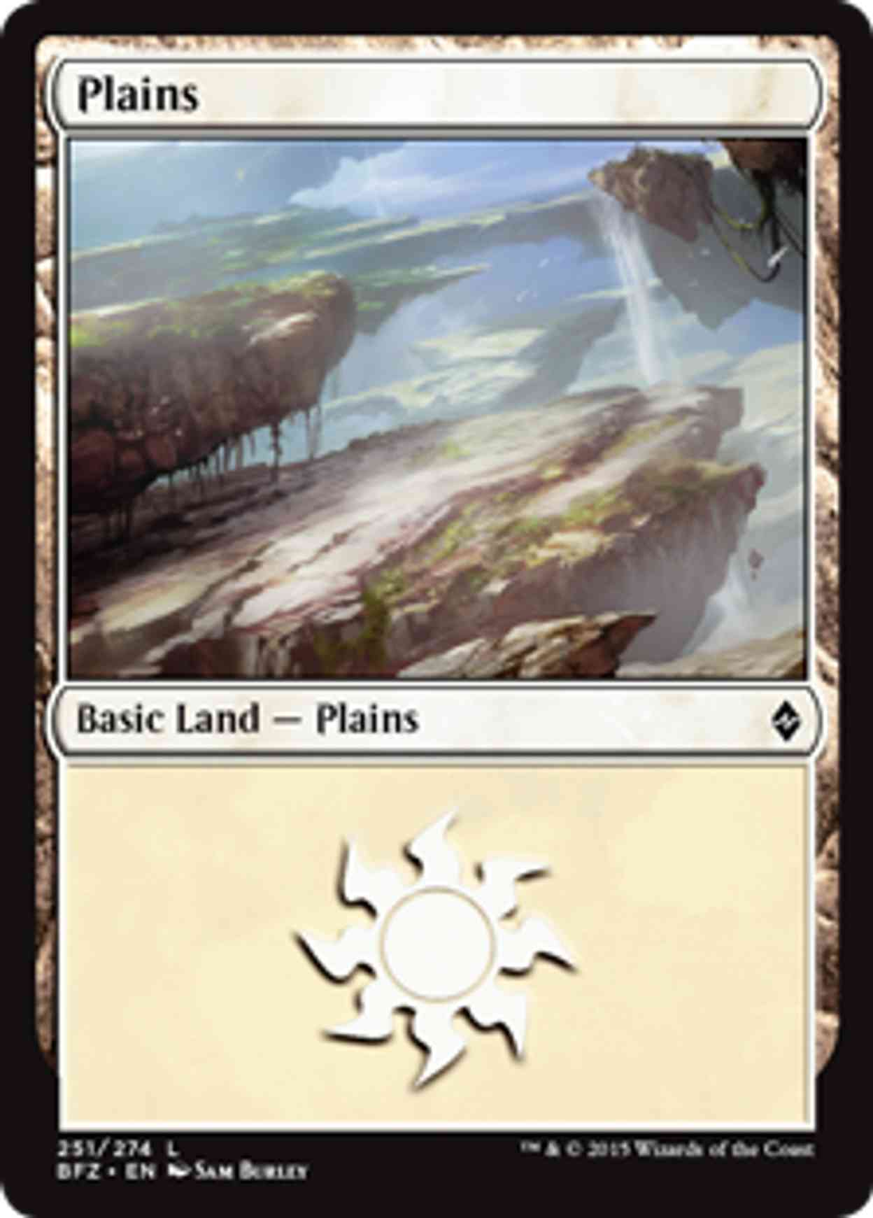 Plains (251) magic card front