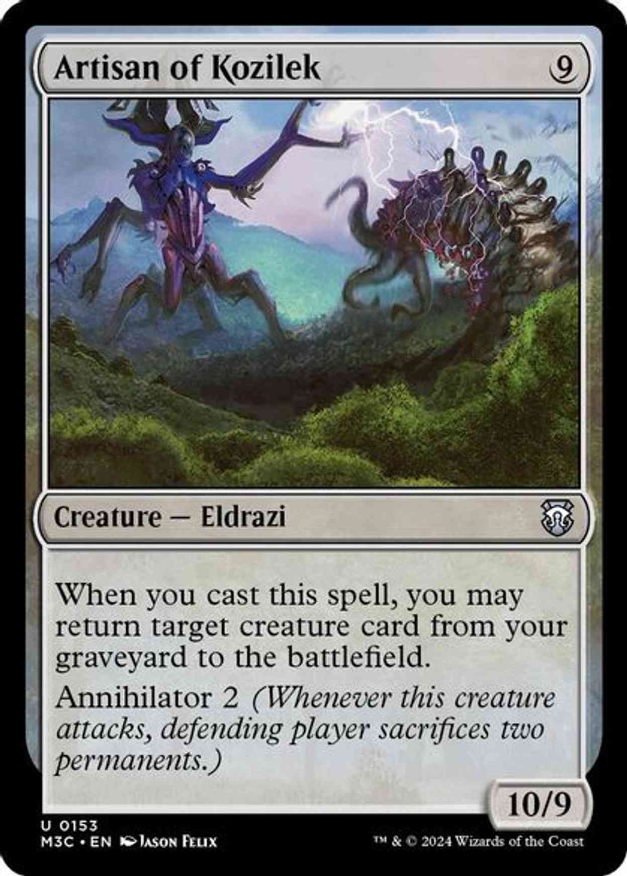 Artisan of Kozilek (Ripple Foil) magic card front