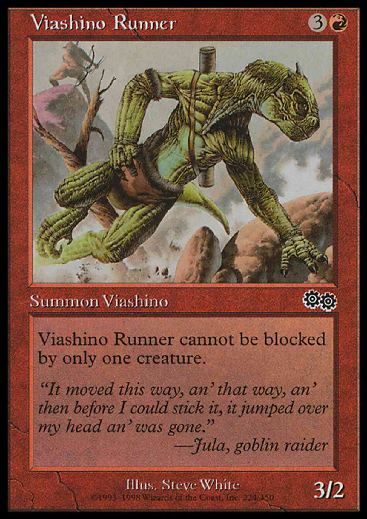 Viashino Runner magic card front