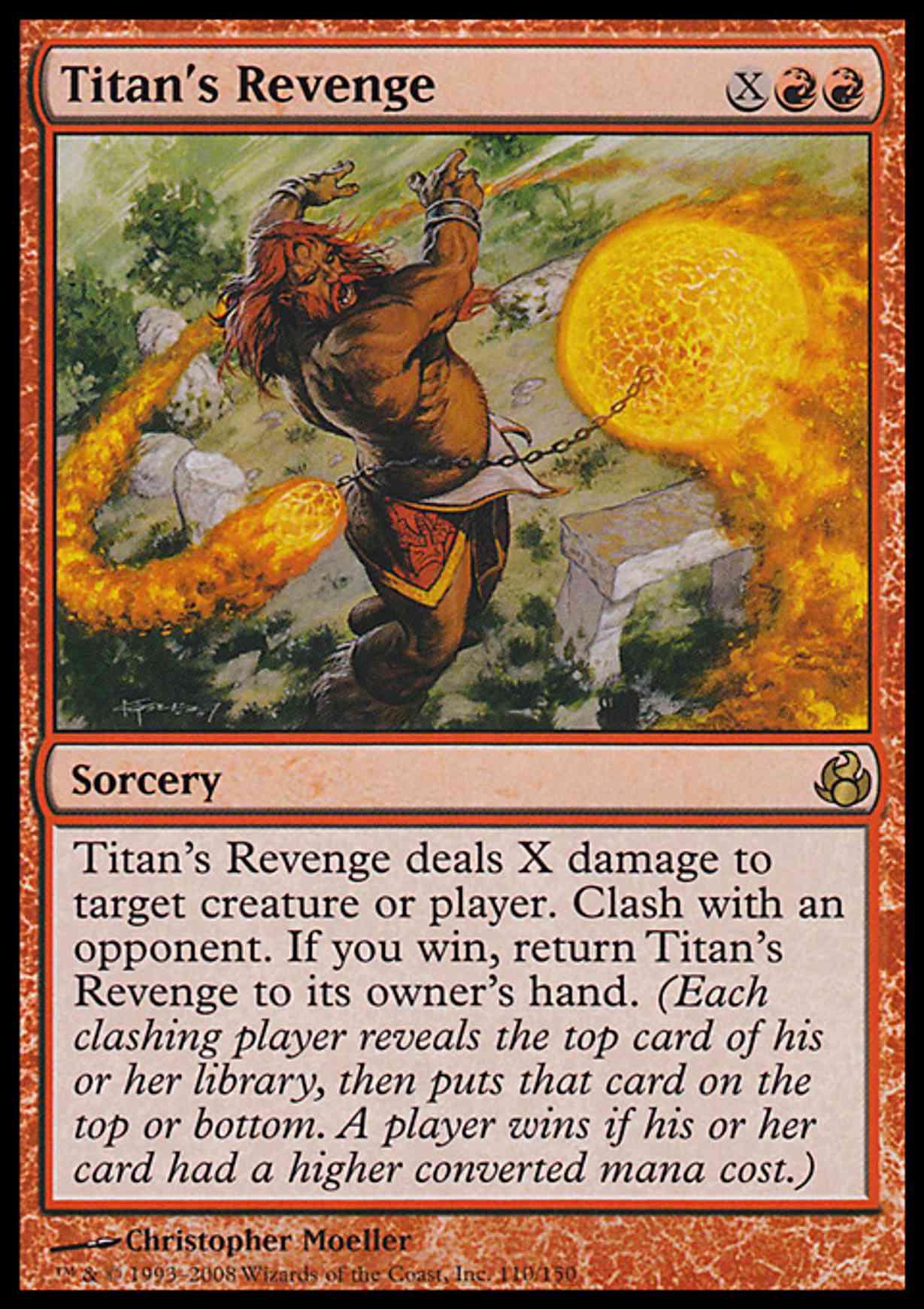 Titan's Revenge magic card front