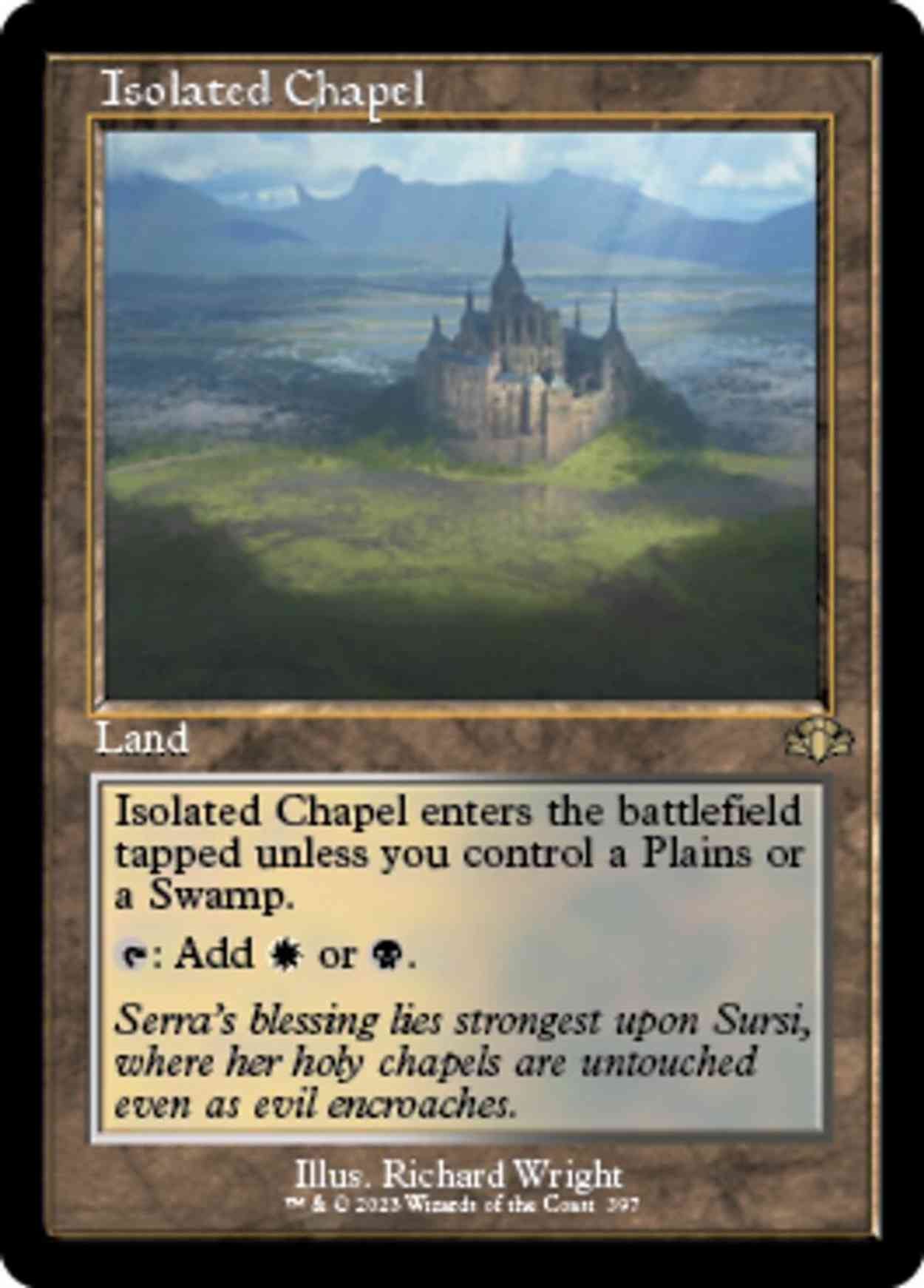 Isolated Chapel (Retro Frame) magic card front