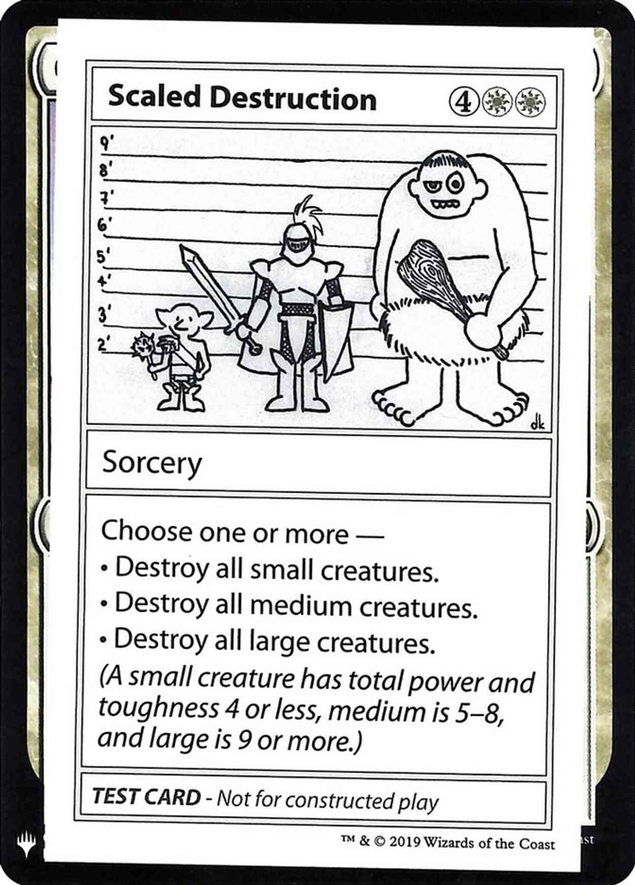 Scaled Destruction magic card front