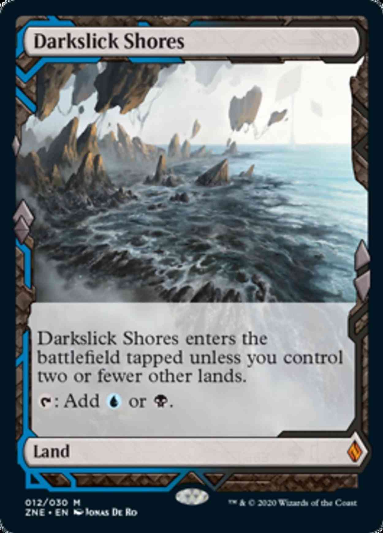 Darkslick Shores magic card front