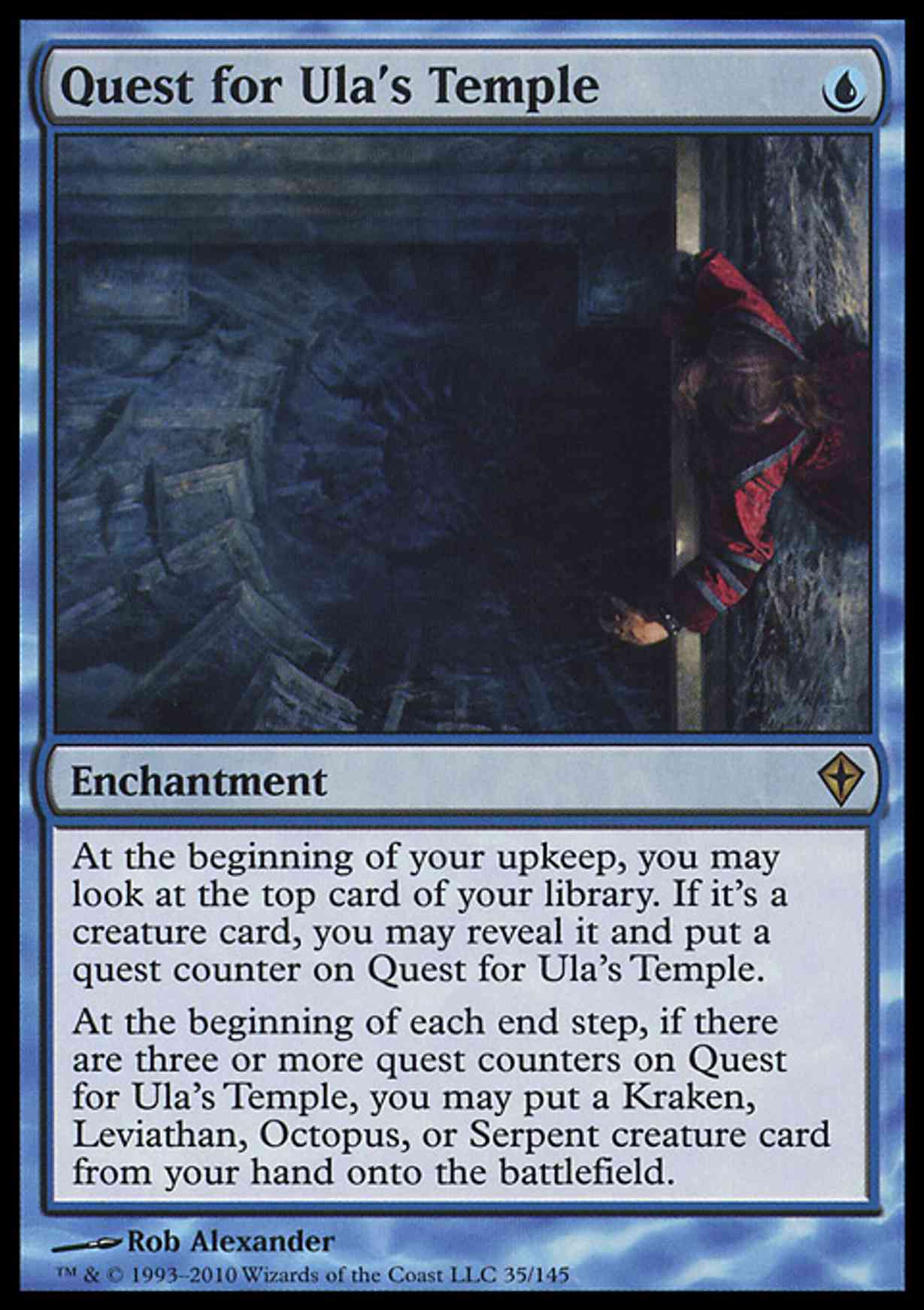 Quest for Ula's Temple magic card front