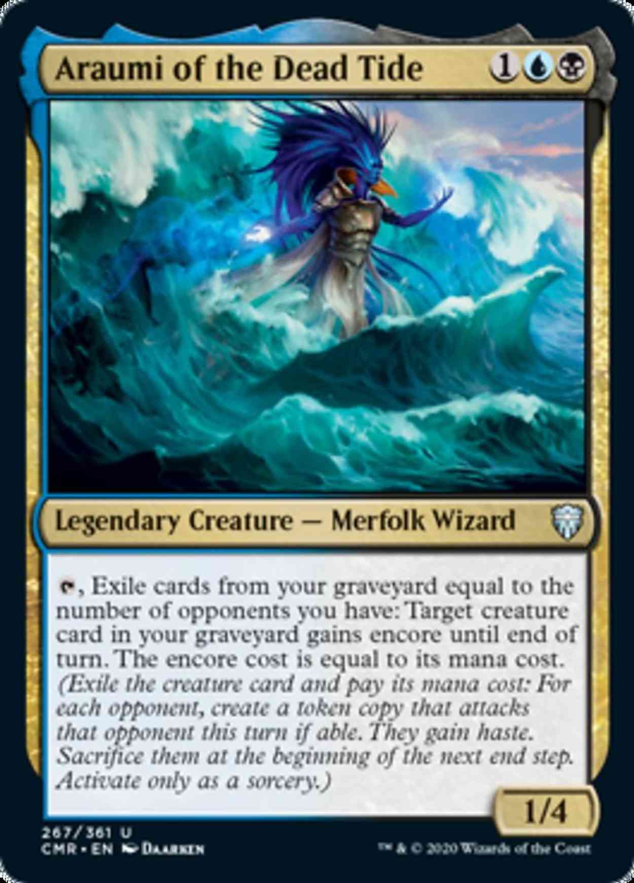 Araumi of the Dead Tide magic card front