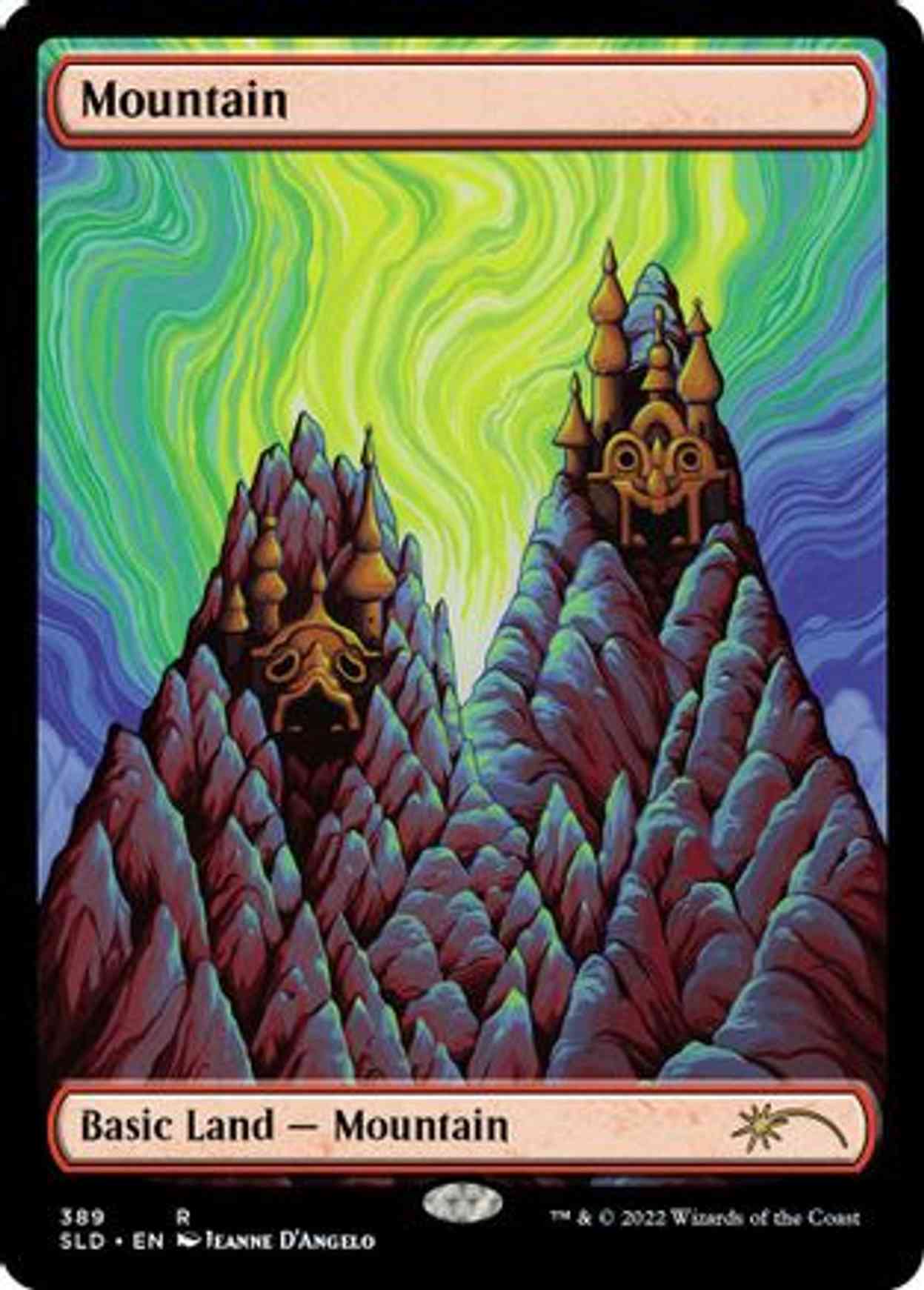 Mountain (389) magic card front