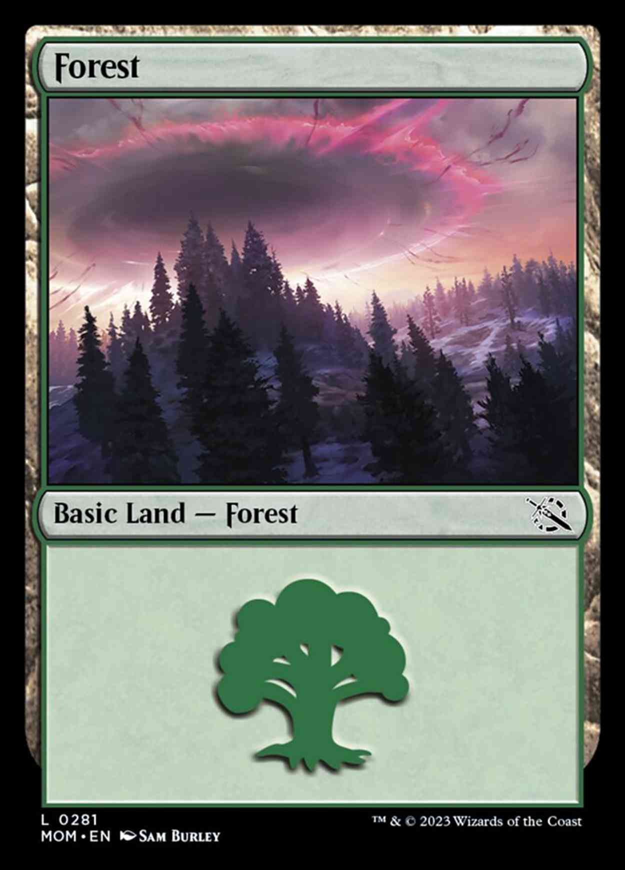 Forest (0281) magic card front