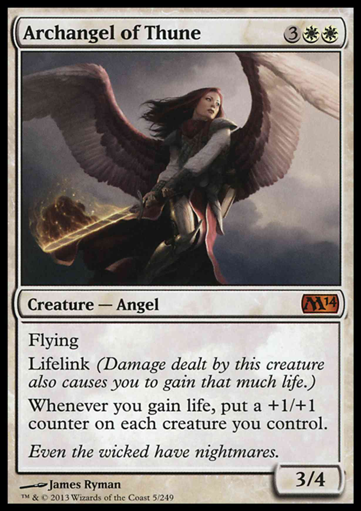 Archangel of Thune magic card front