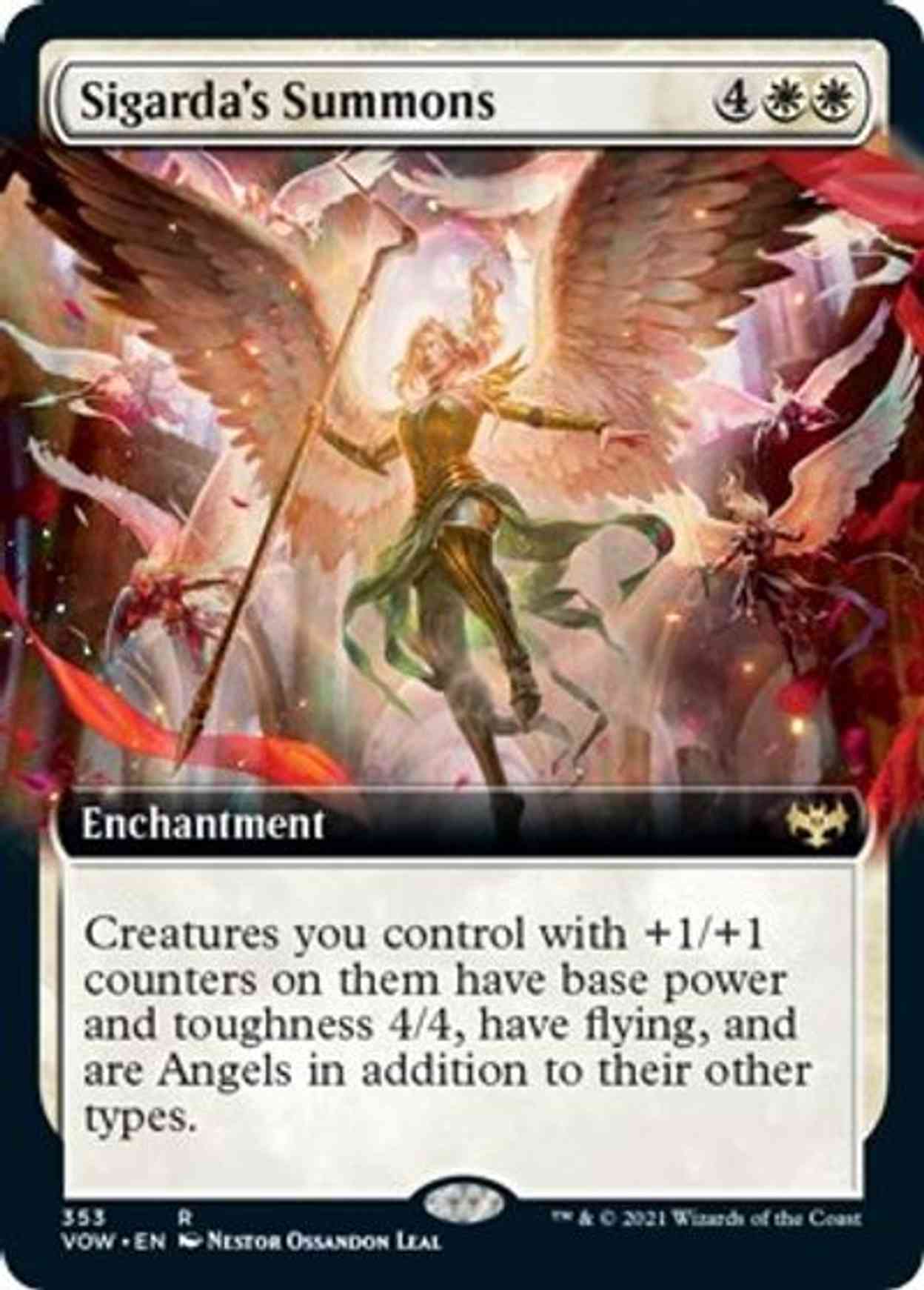 Sigarda's Summons (Extended Art) magic card front