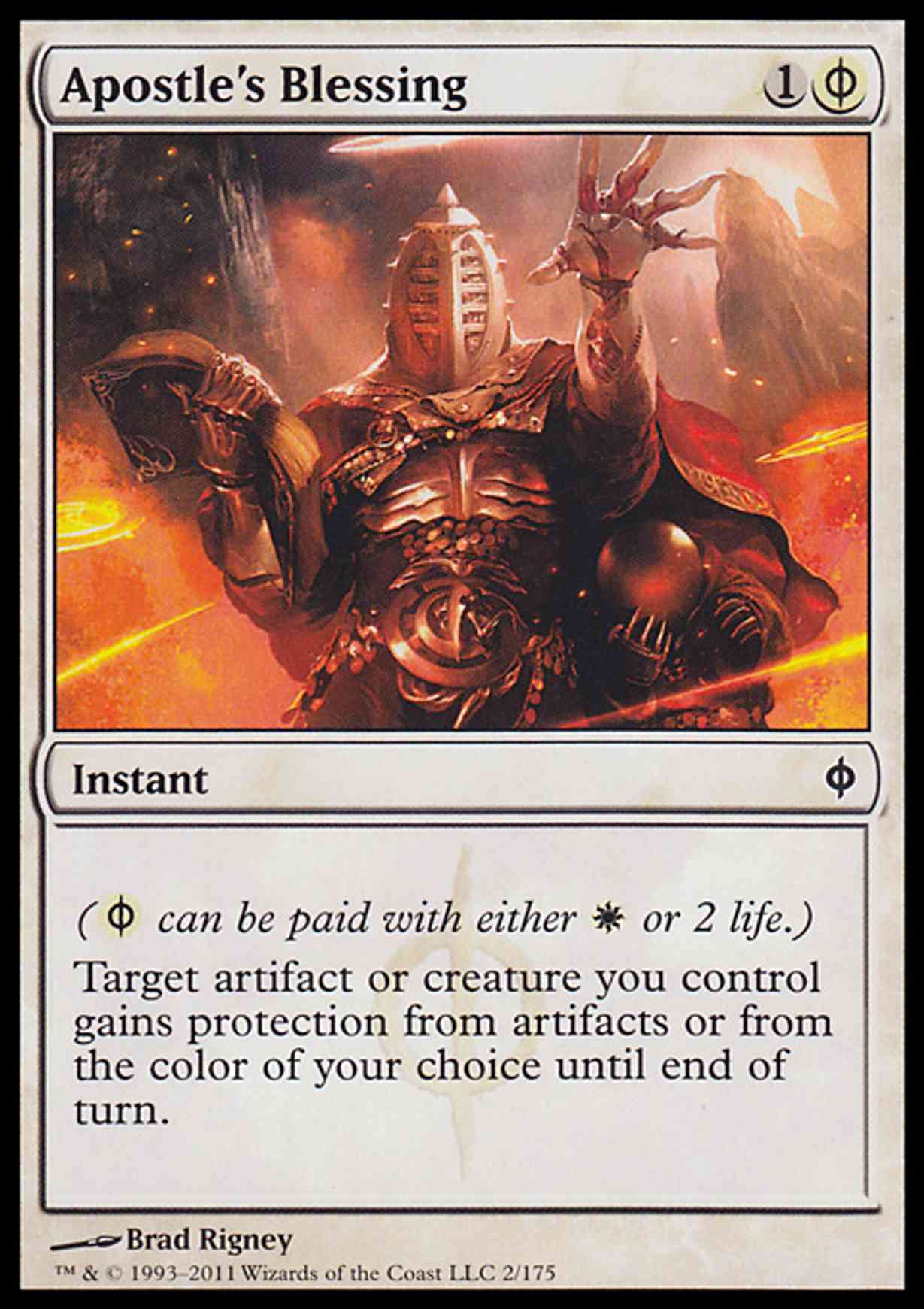 Apostle's Blessing magic card front
