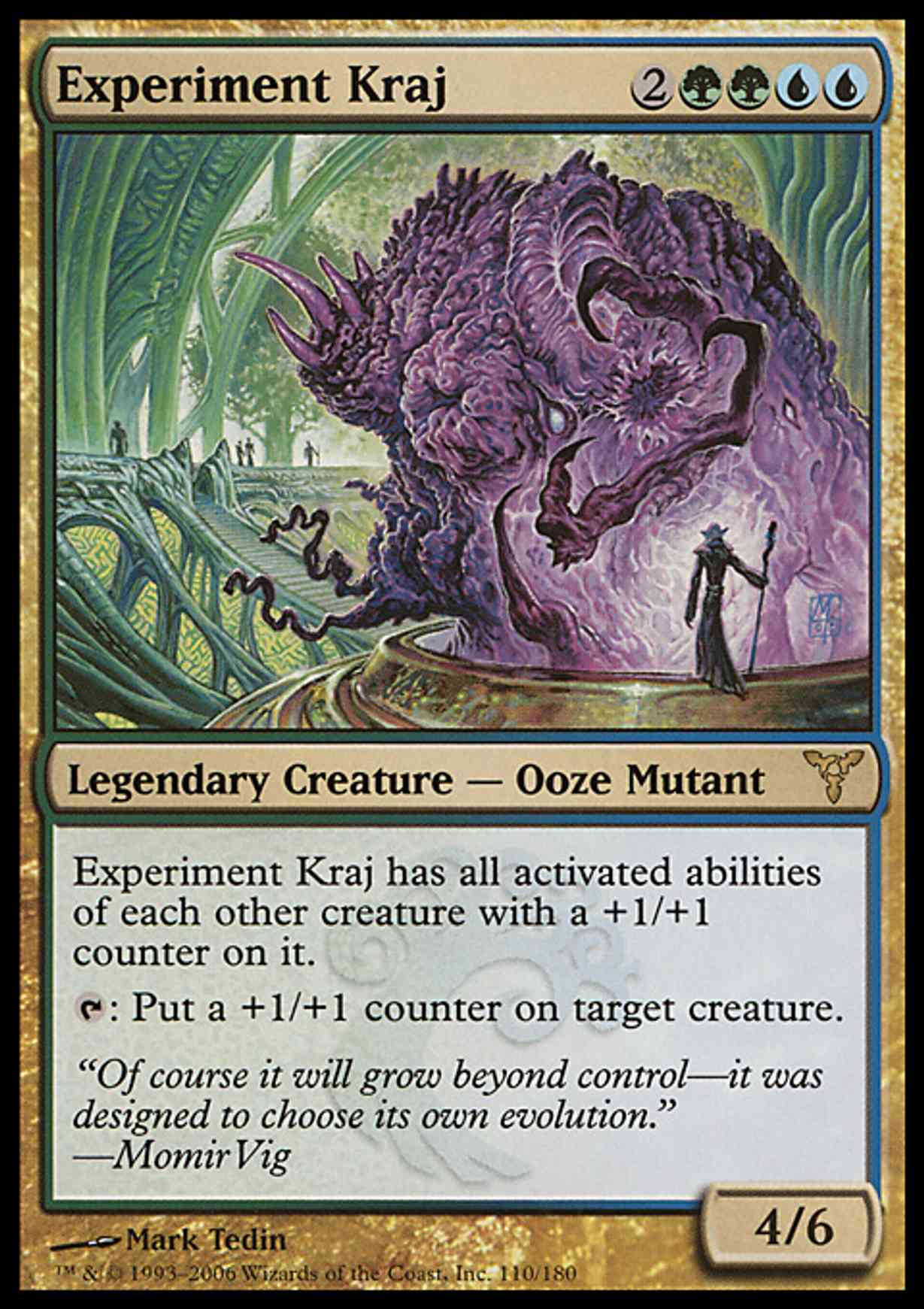 Experiment Kraj magic card front