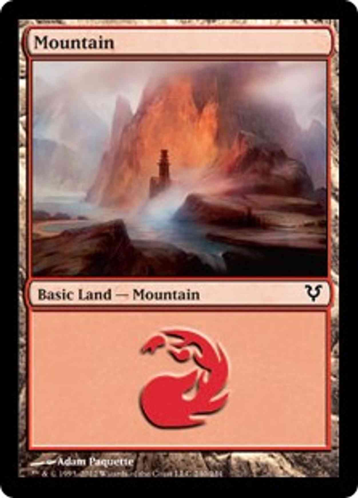Mountain (240) magic card front