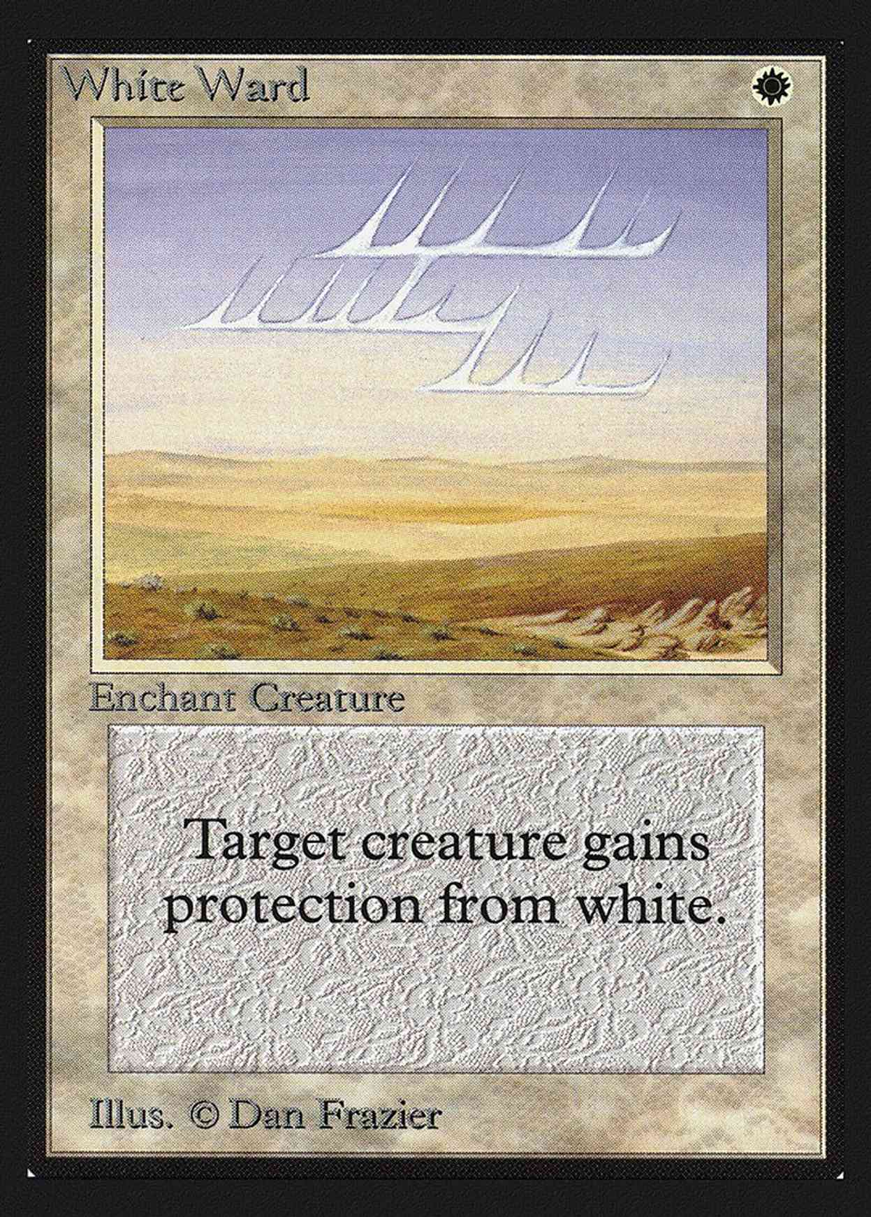 White Ward (CE) magic card front