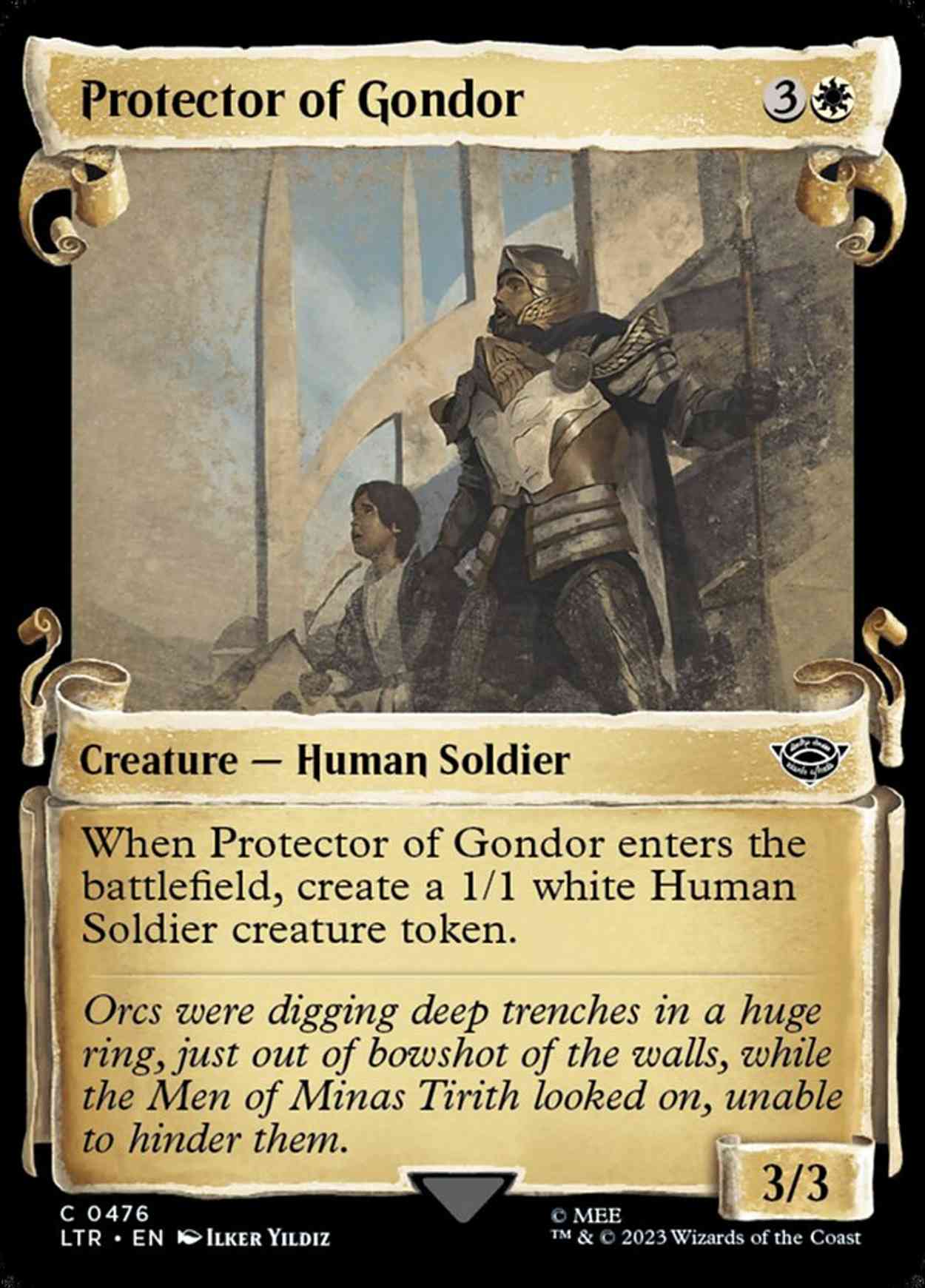 Protector of Gondor (Showcase Scrolls) magic card front