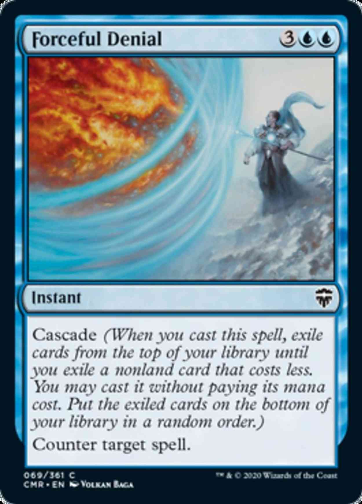 Forceful Denial magic card front