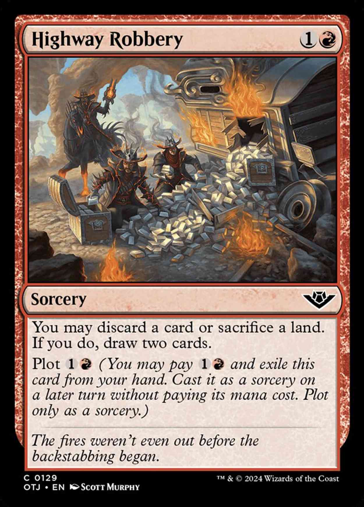 Highway Robbery magic card front