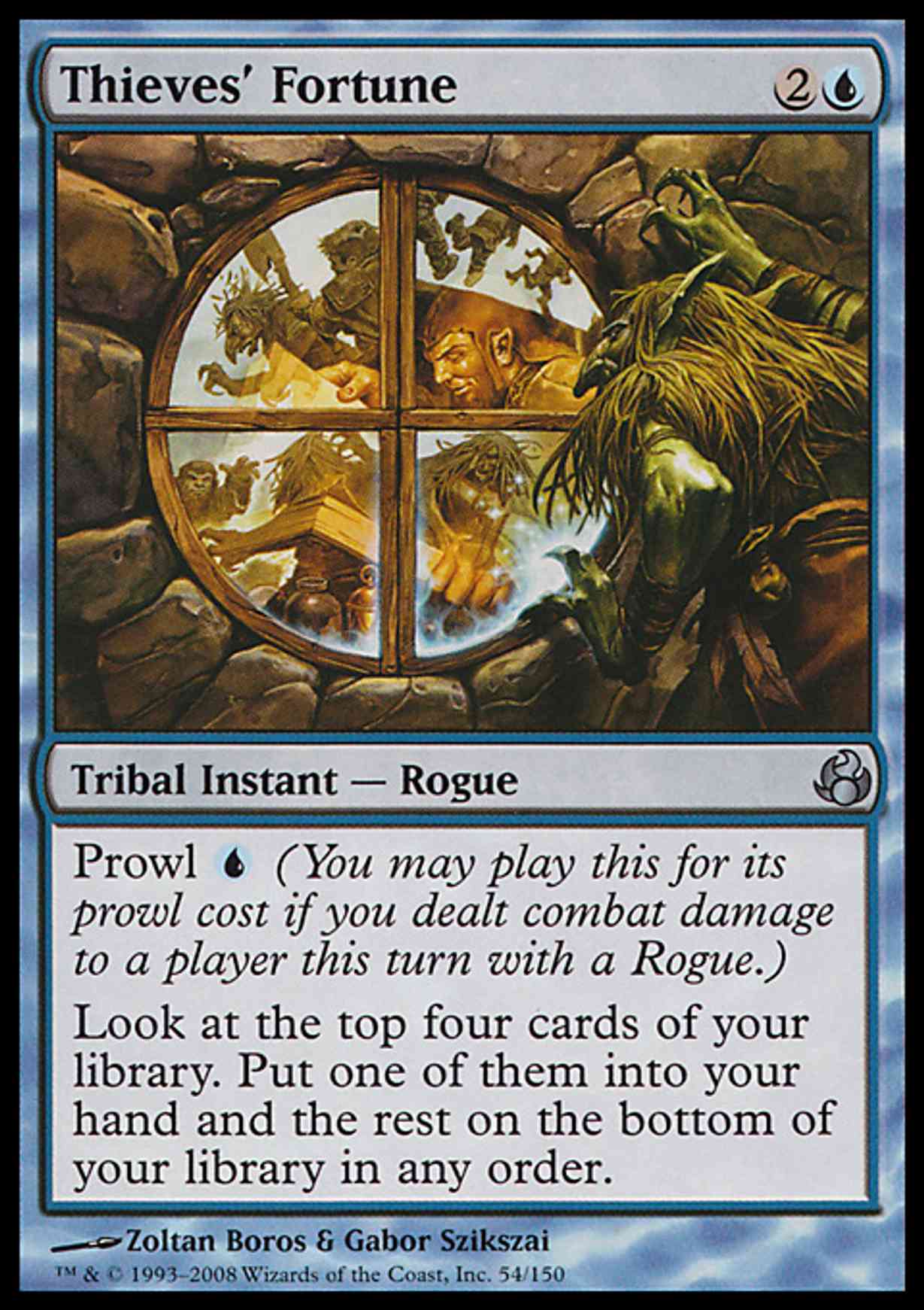 Thieves' Fortune magic card front
